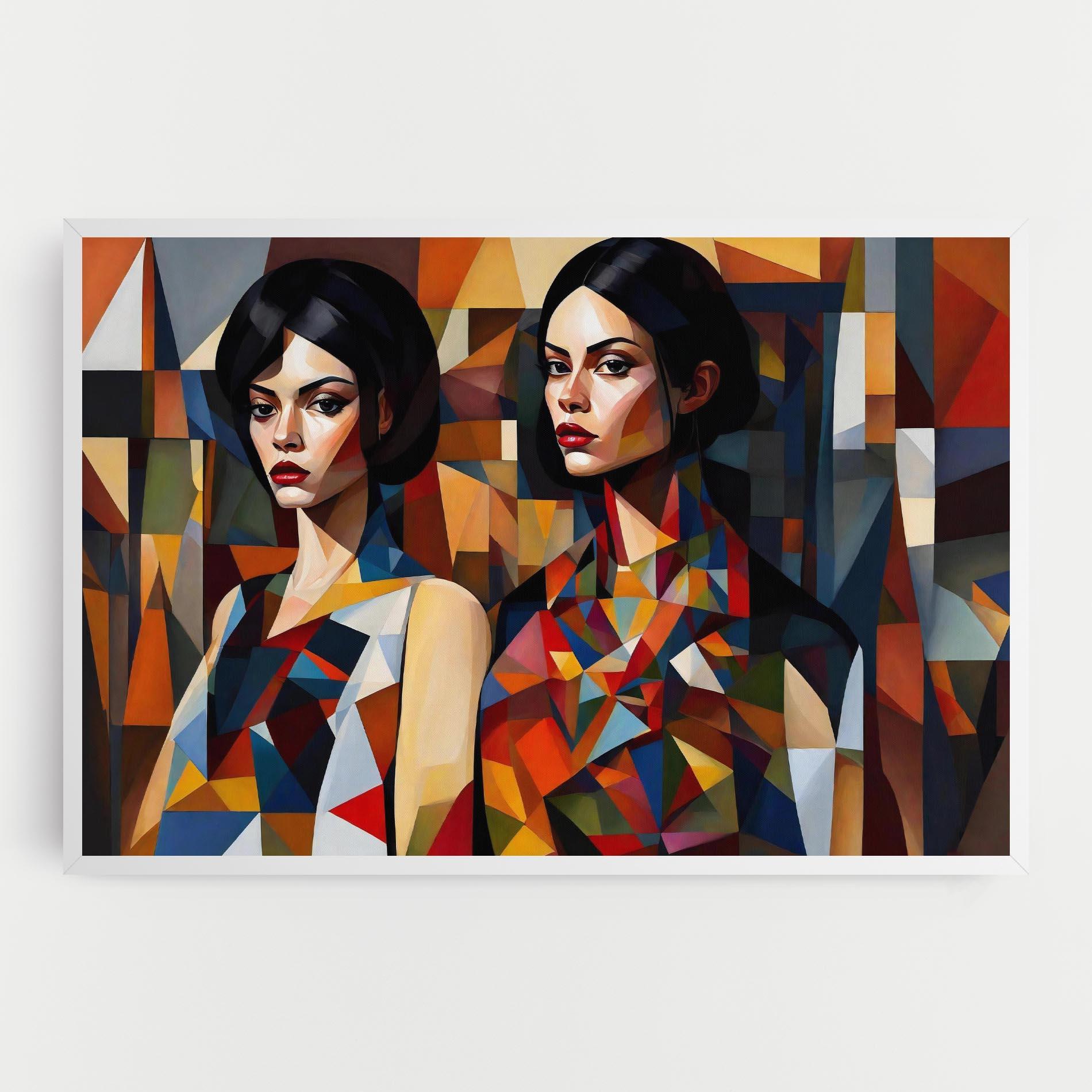 Leinwandbild Young Abstract Women mockup 0