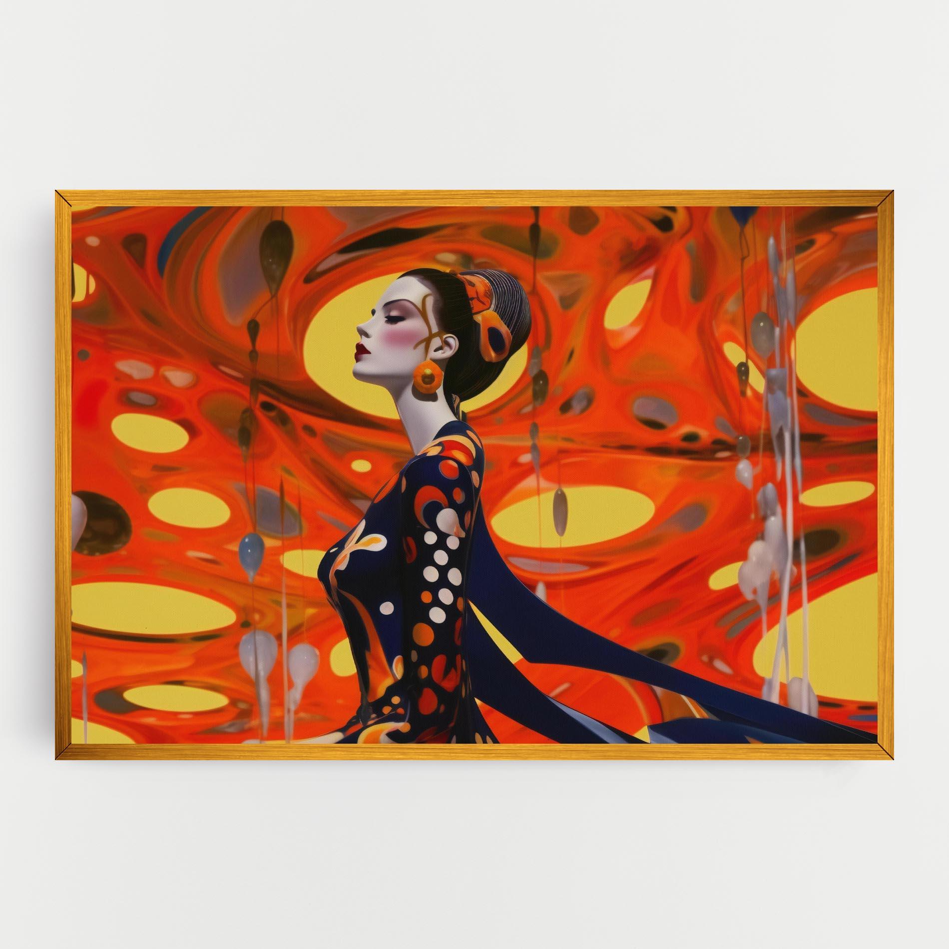 Leinwandbild Big Orange Accesories mockup 0