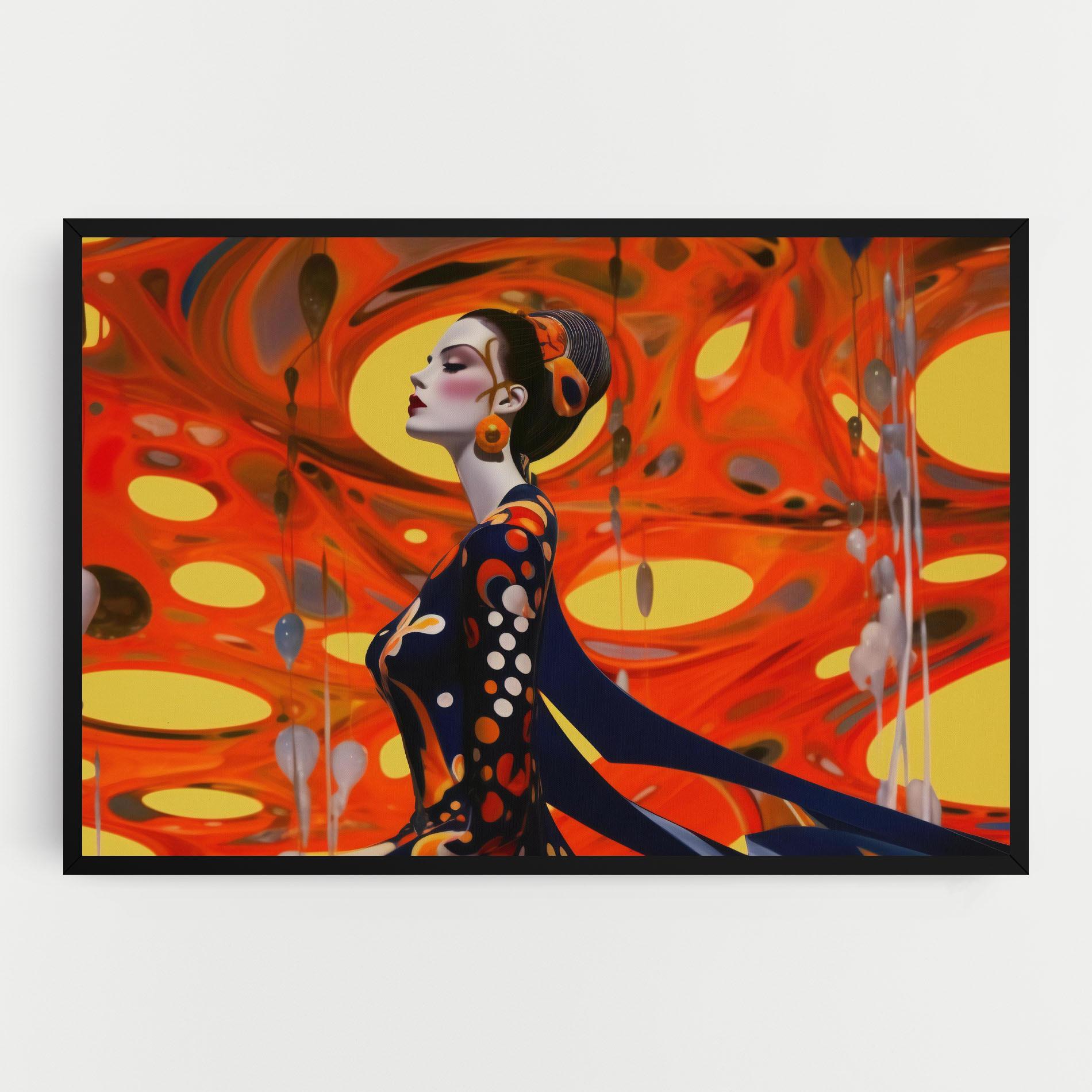 Leinwandbild Big Orange Accesories mockup 0