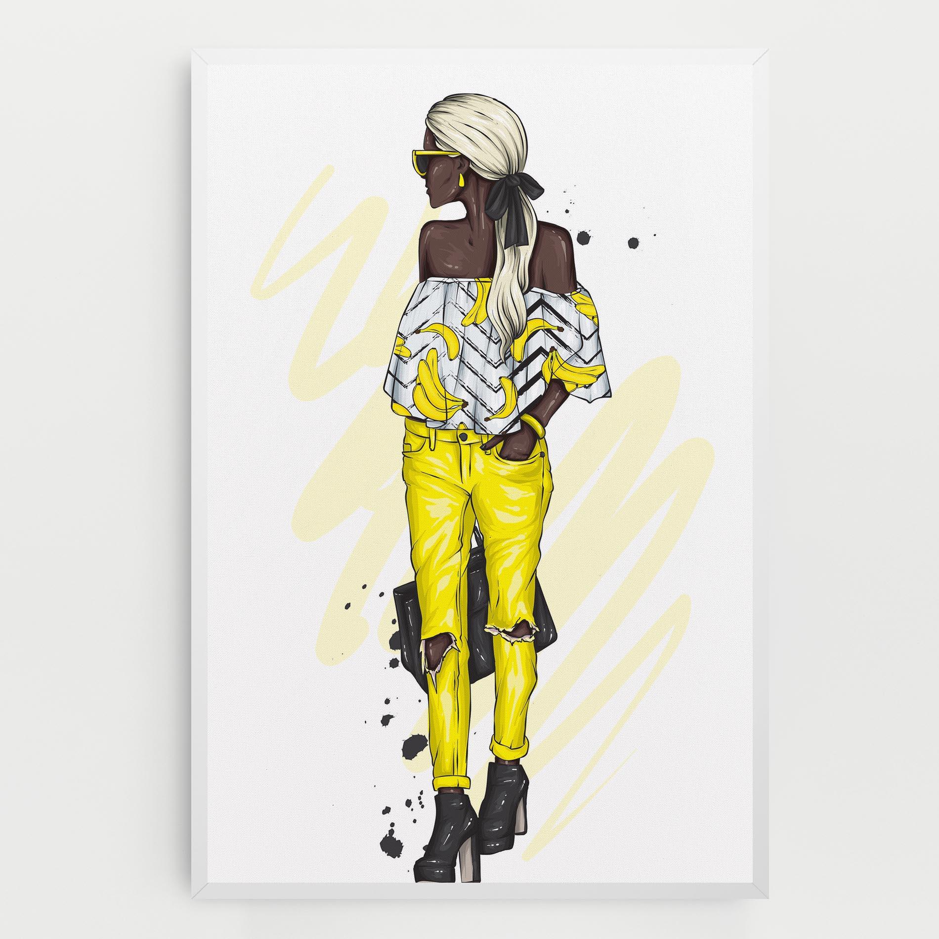 Leinwandbild Banana Blouse mockup 0