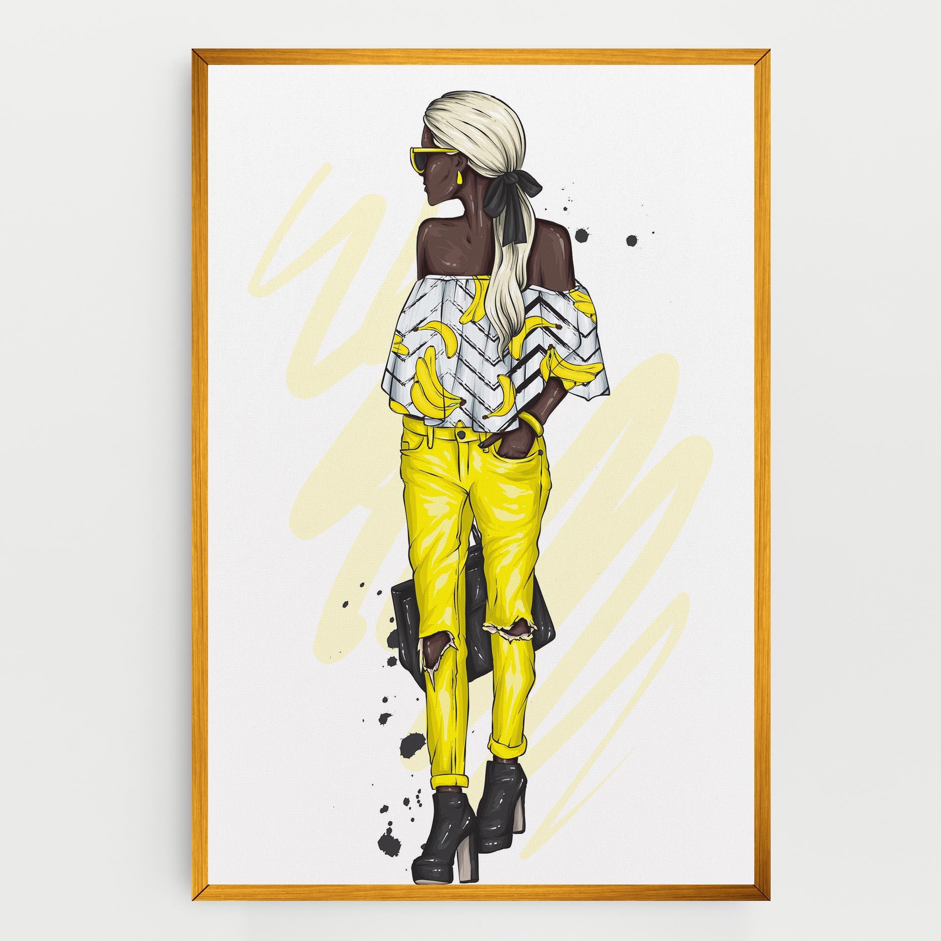 Leinwandbild Banana Blouse mockup 0