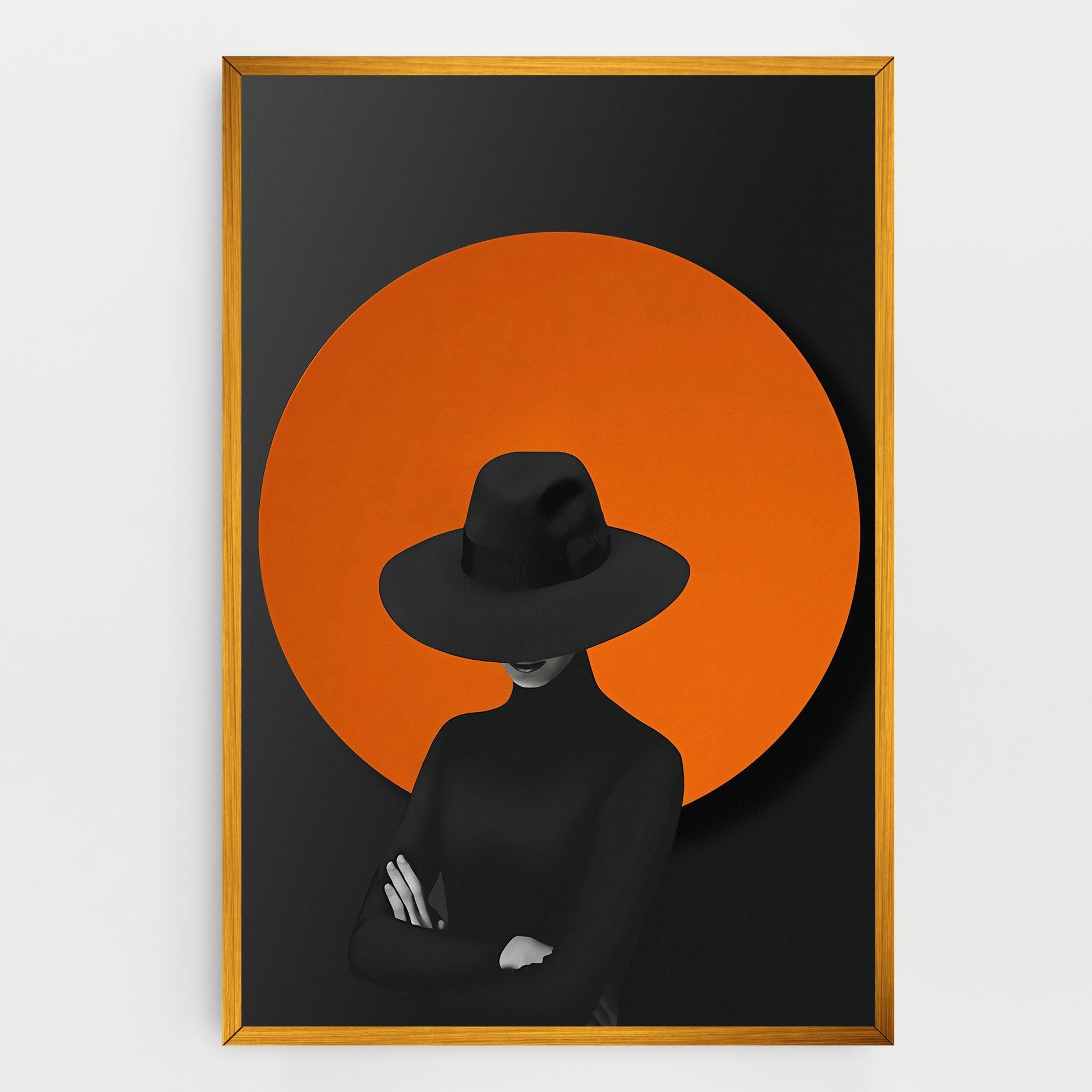 Leinwandbild Black Fashion mockup 0