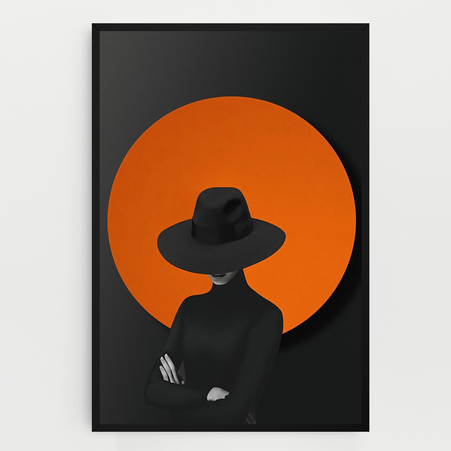 Leinwandbild Black Fashion mockup 0