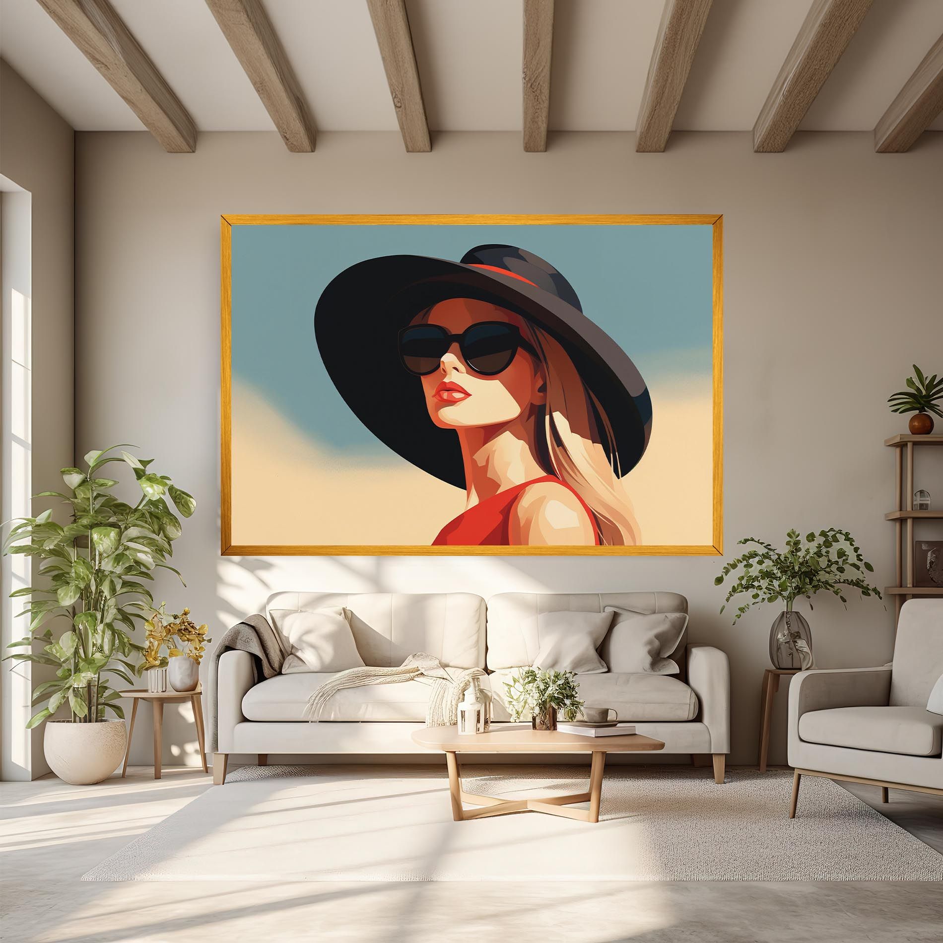 Caucasian Glamor Model mockup 6