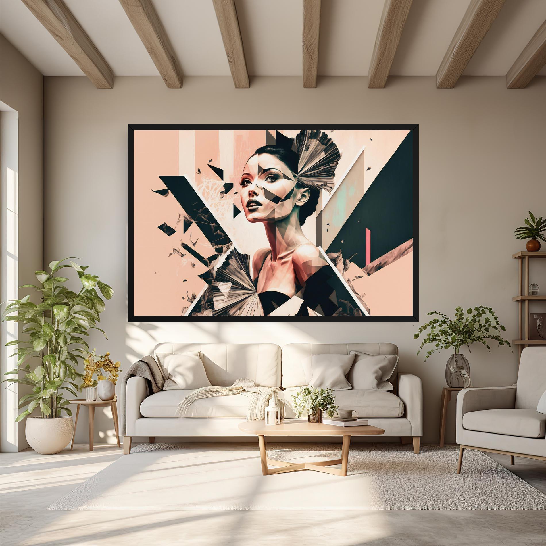 Leinwandbild Fashionista Design mockup 6