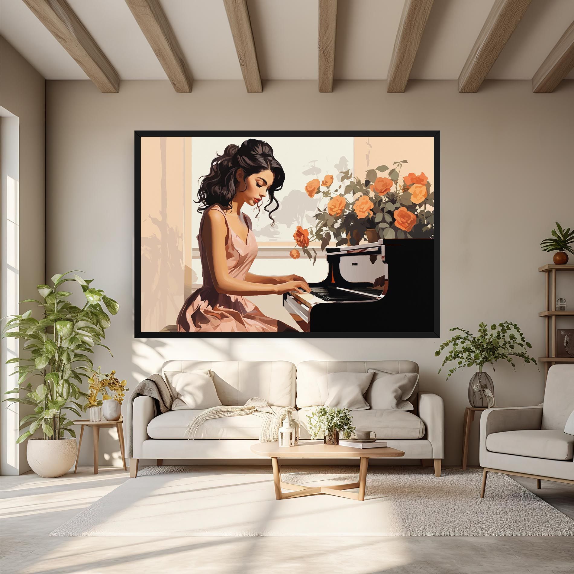 Singer Painting mockup 6