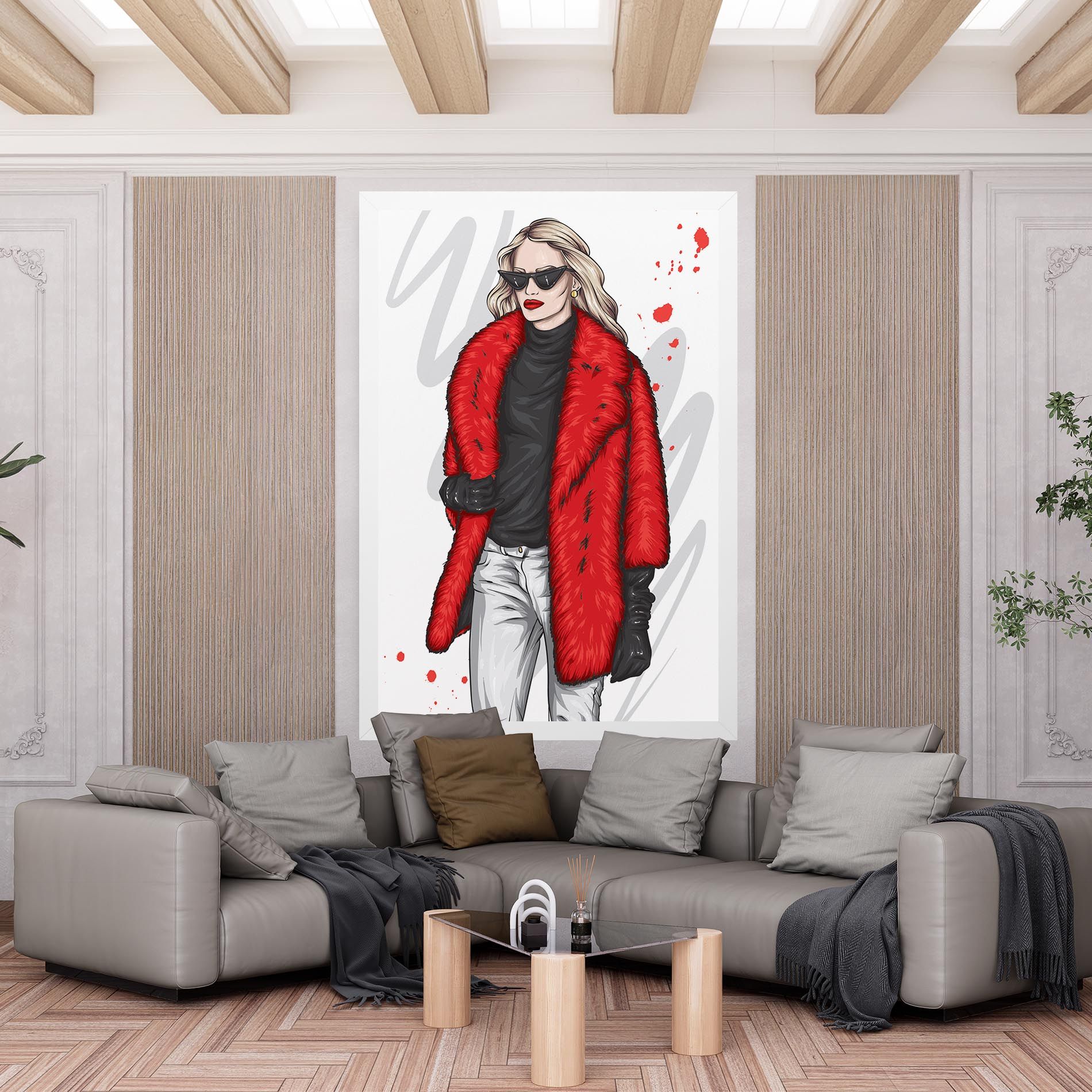 Black Blouse Woman mockup 6