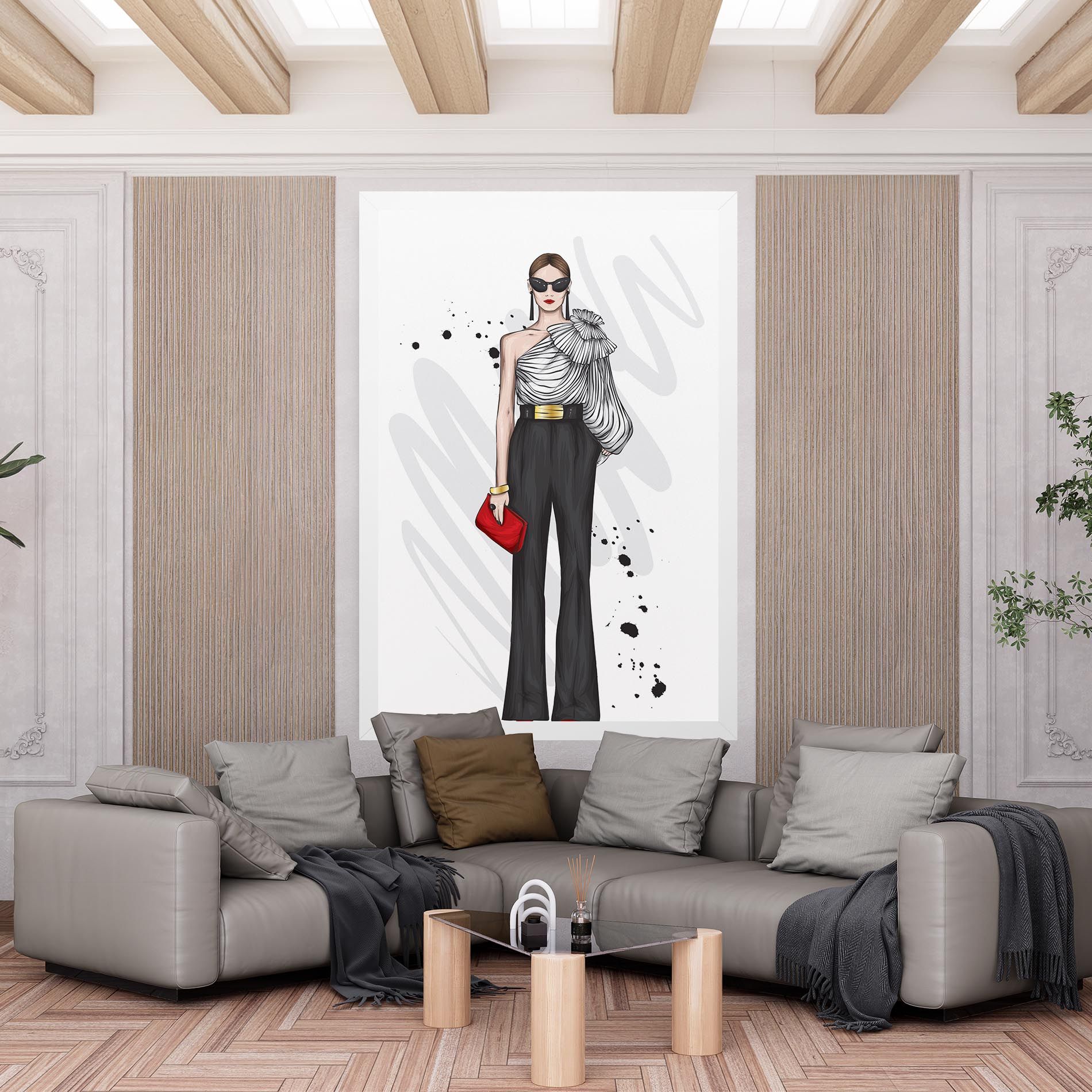 Tall Black Pants mockup 6