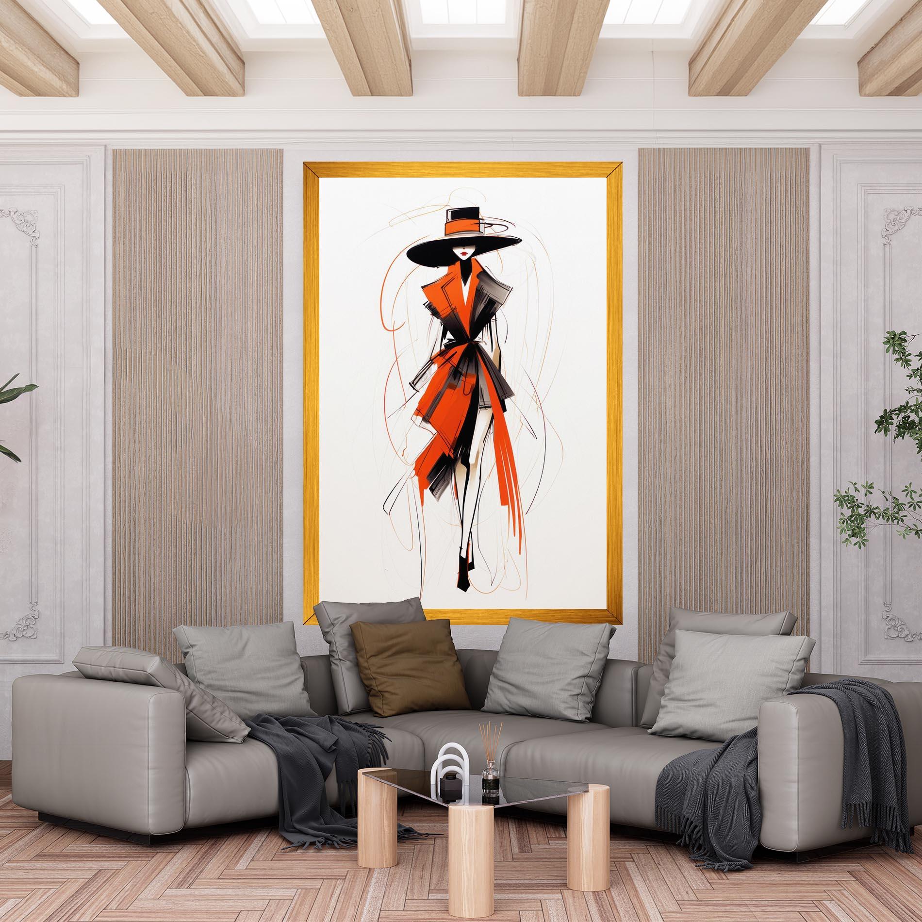 Leinwandbild Handdrawn Doodle mockup 6