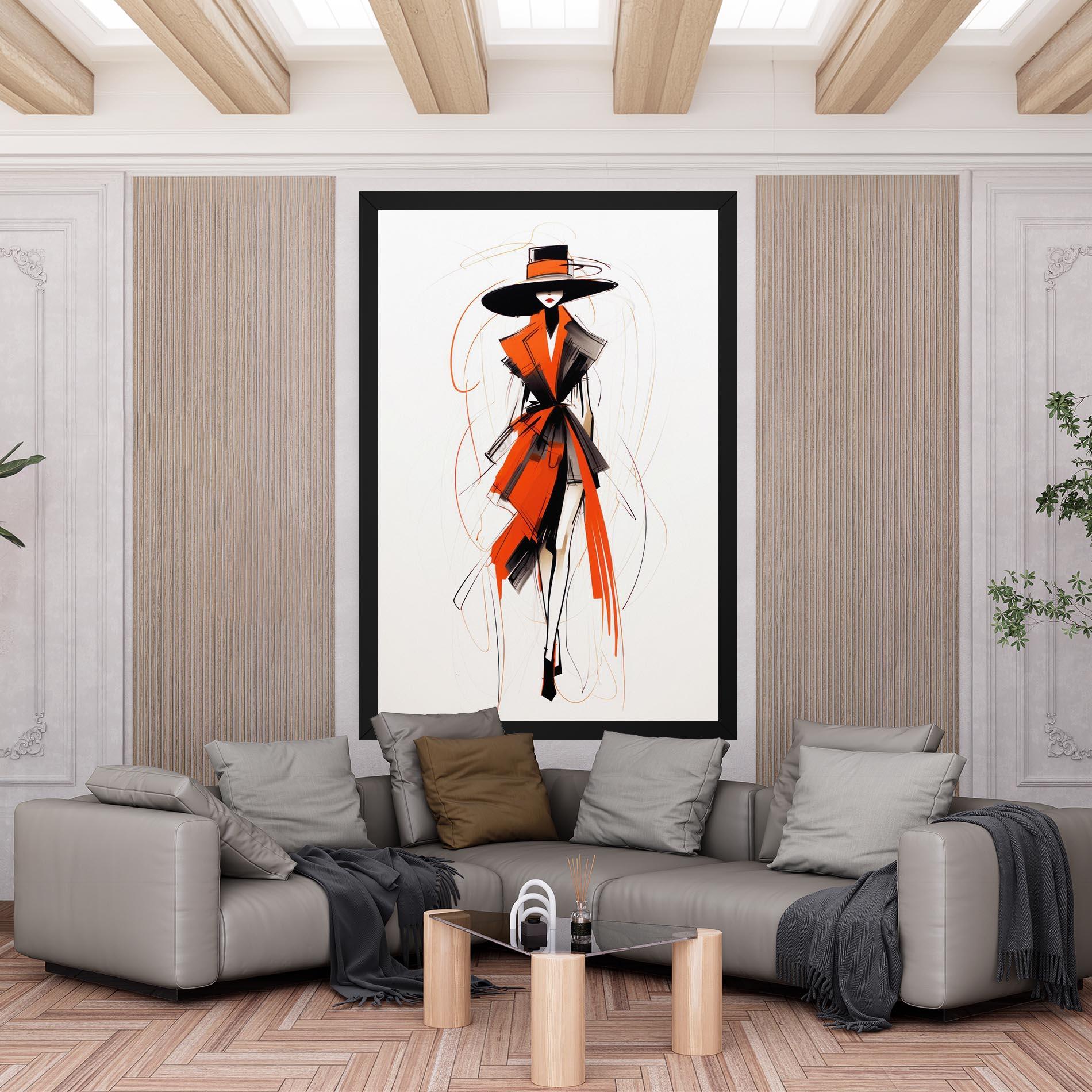 Leinwandbild Handdrawn Doodle mockup 6