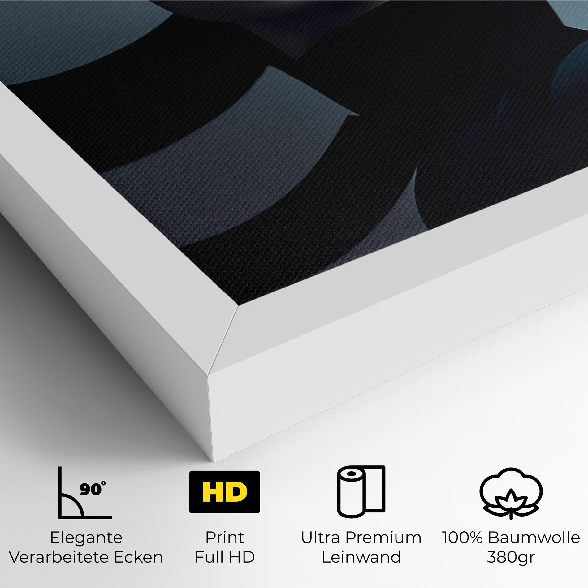 Leinwandbild Asiatic Black Outfit mockup 4