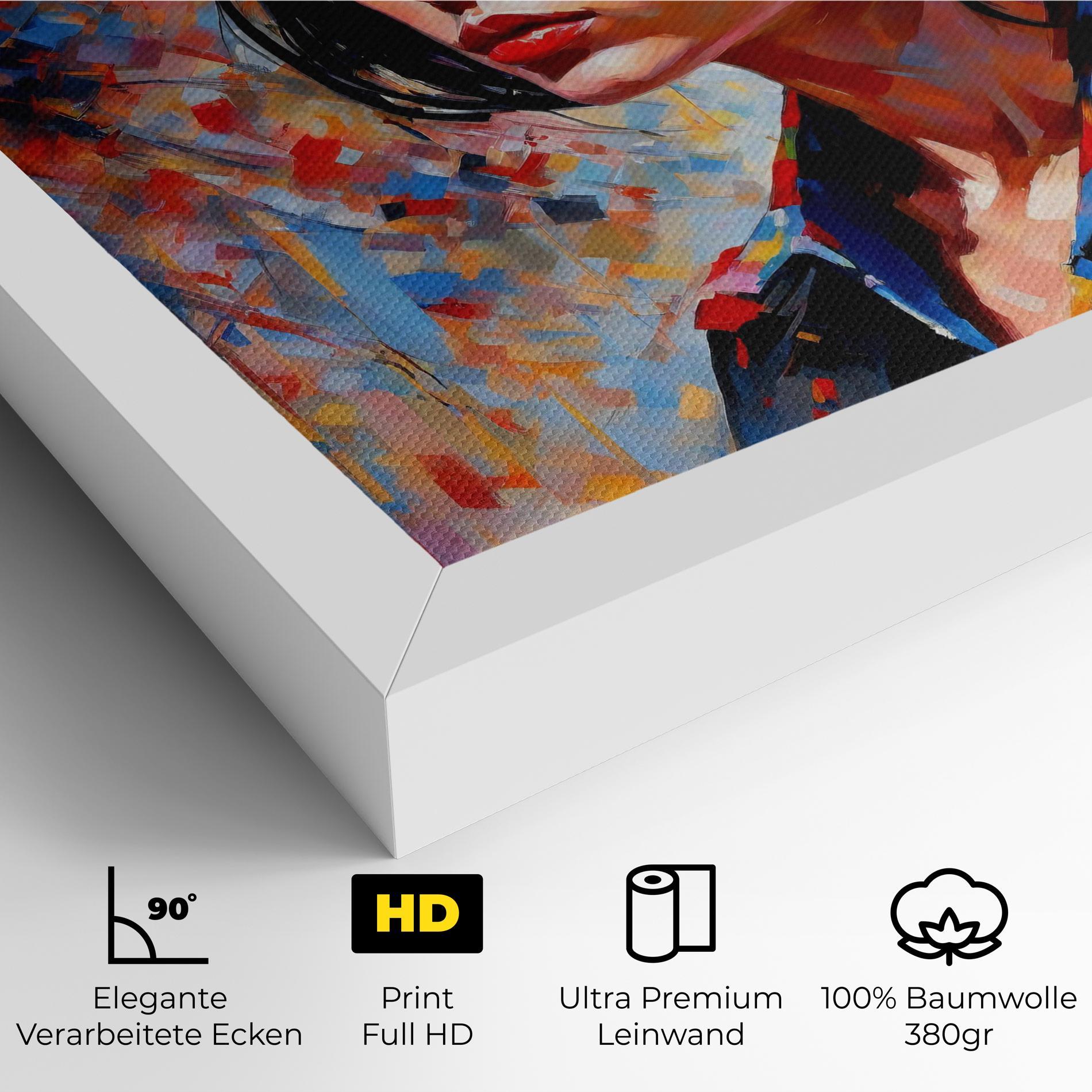 Leinwandbild Beautiful Asian Woman mockup 4