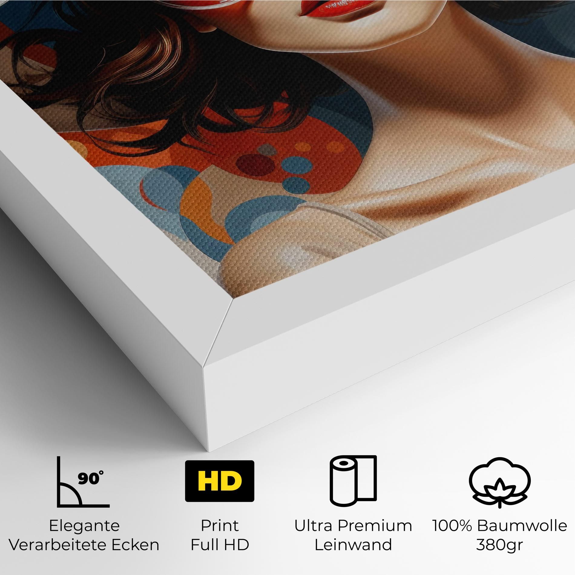 Big Glasses Woman mockup 4