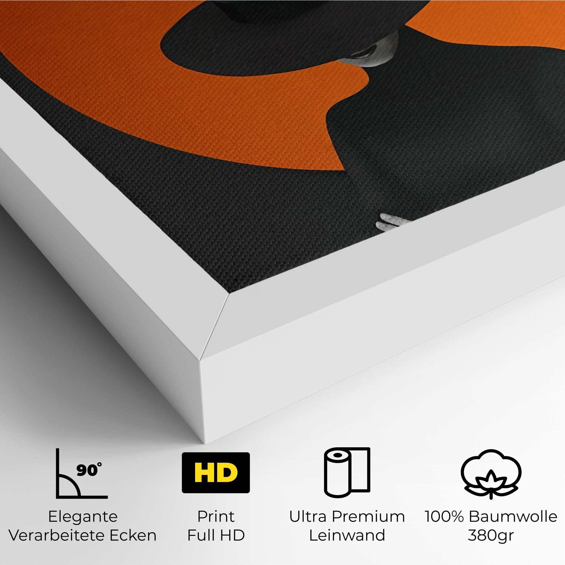 Leinwandbild Black Fashion mockup 4