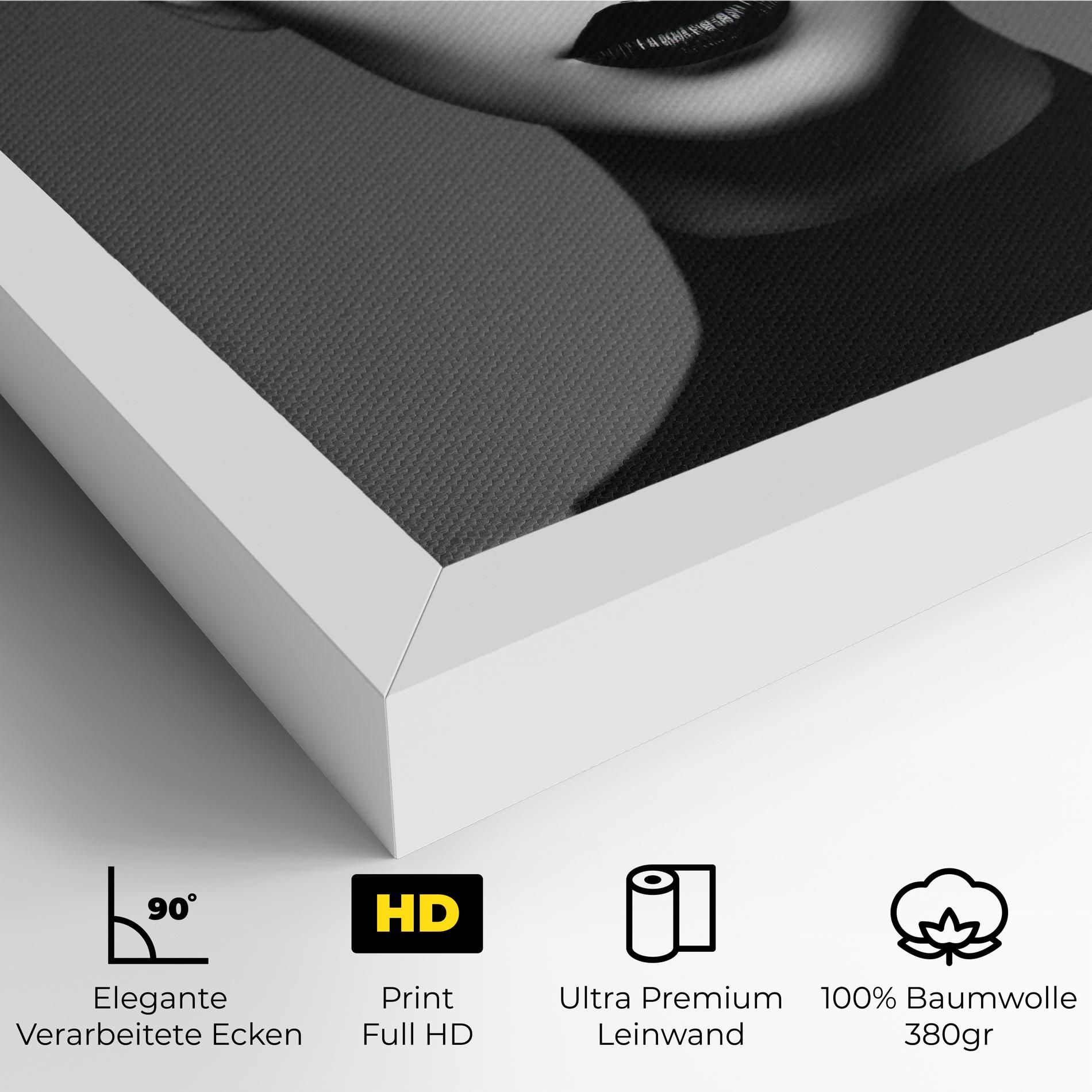 Black Lines On Face mockup 4