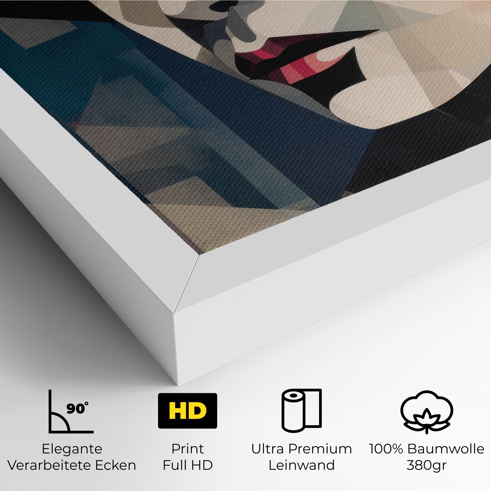 Leinwandbild Chicago Portrait mockup 4