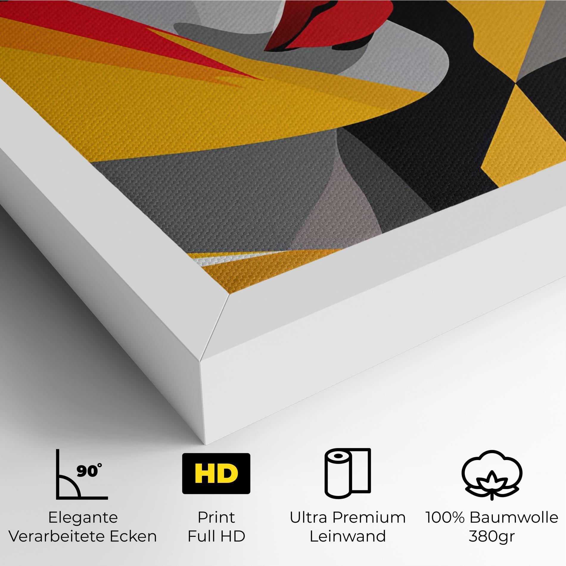 Leinwandbild Dreamy Modern Female mockup 4