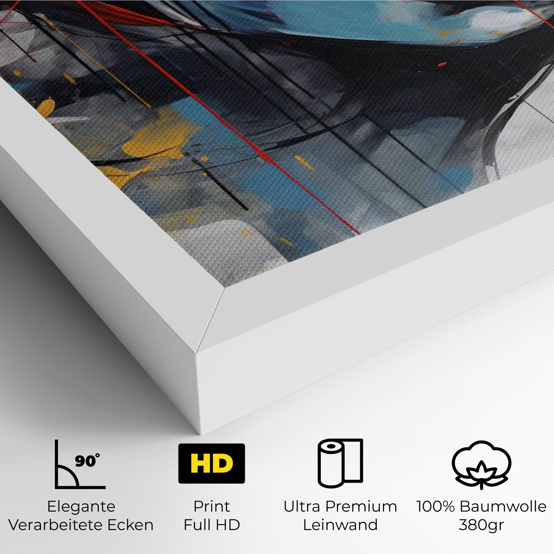 Leinwandbild Edgy Woman mockup 4