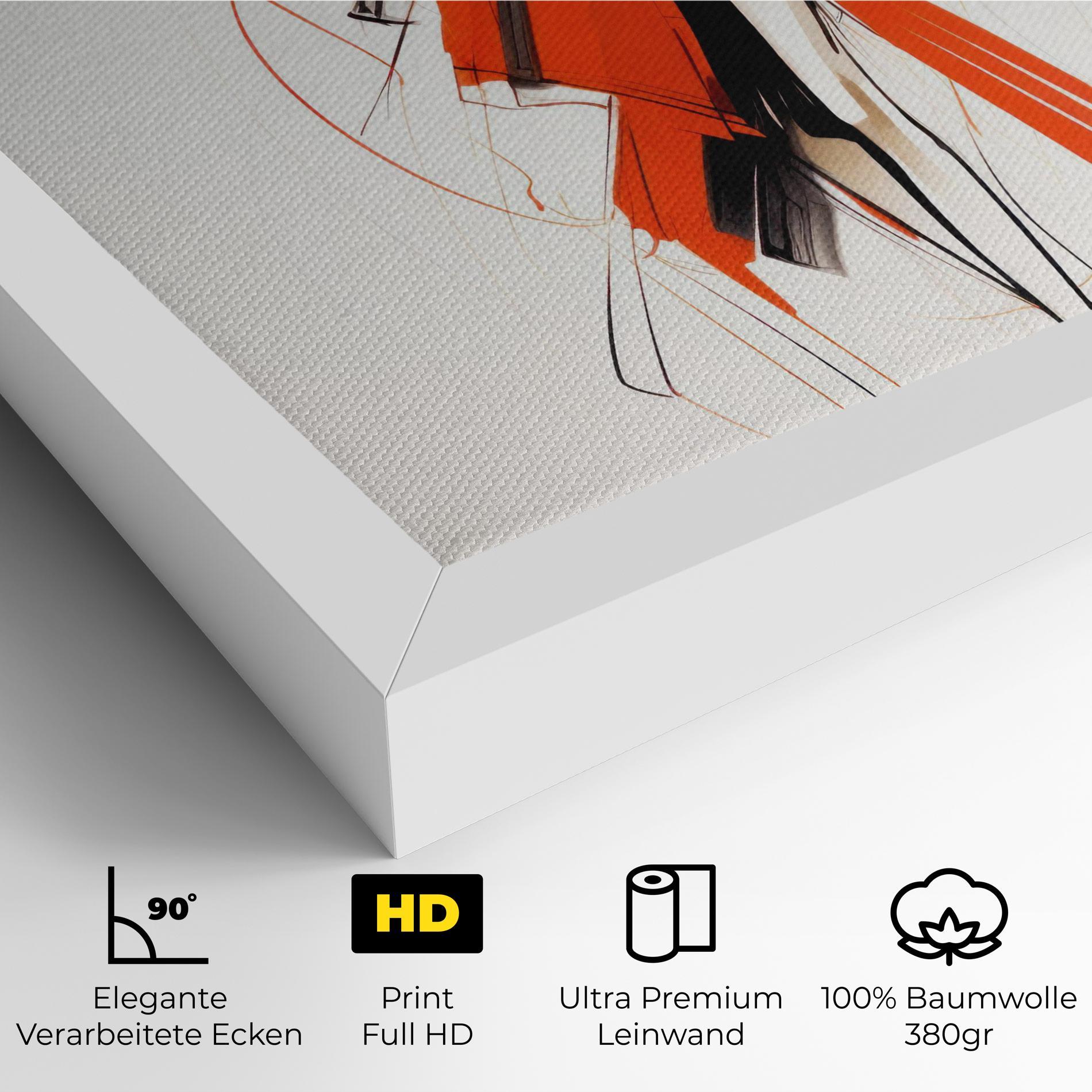 Leinwandbild Handdrawn Doodle mockup 4