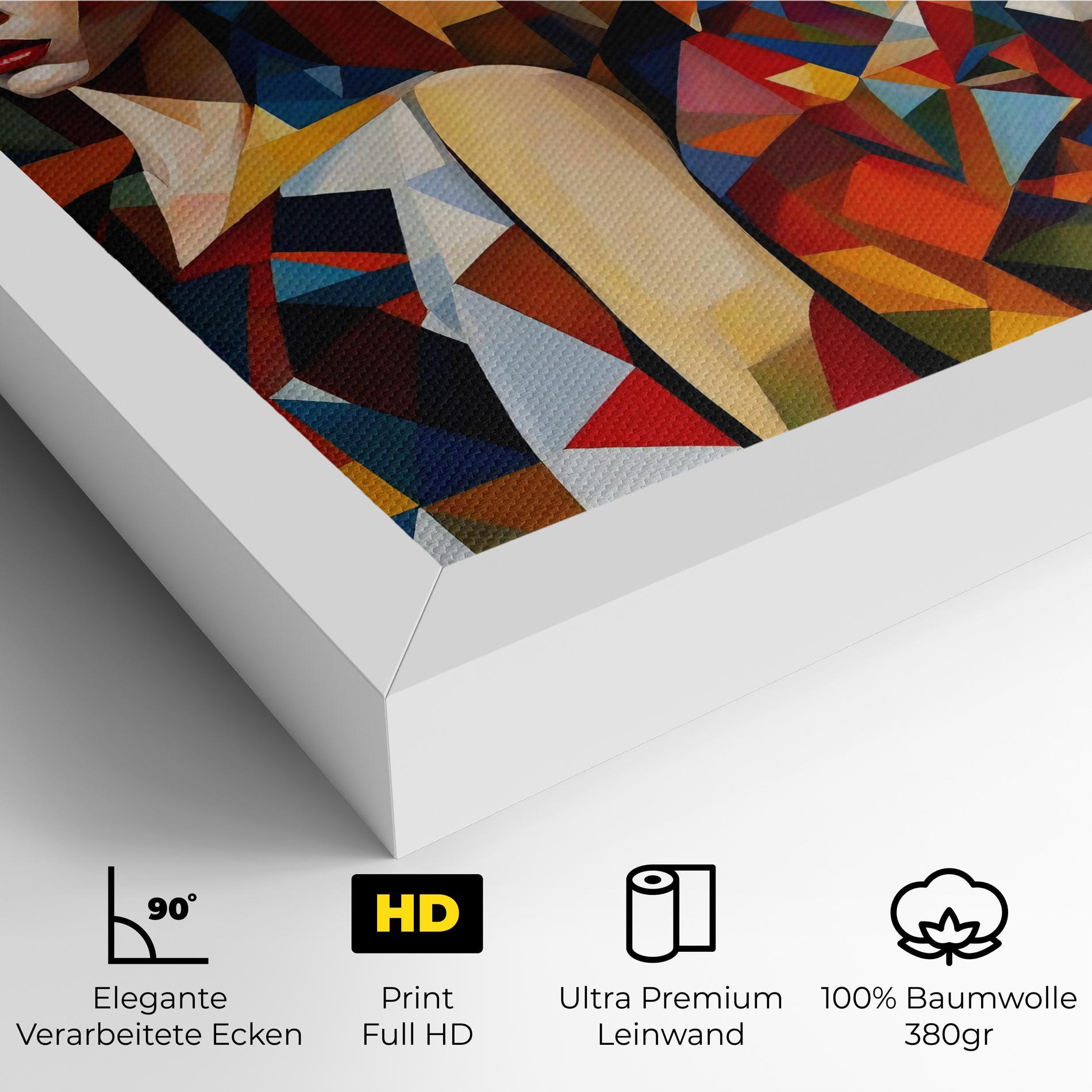 Leinwandbild Young Abstract Women mockup 4