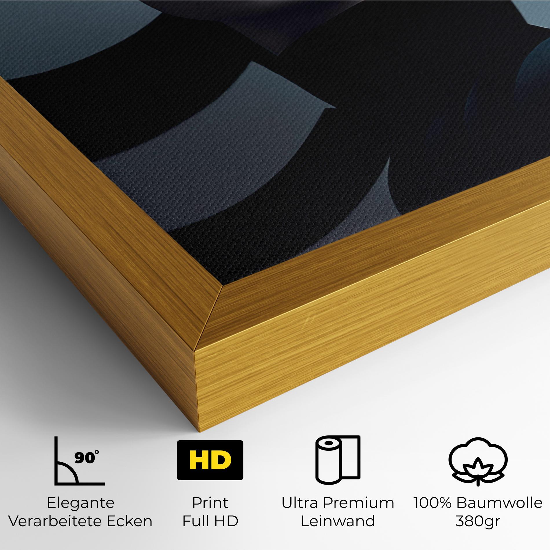 Leinwandbild Asiatic Black Outfit mockup 4