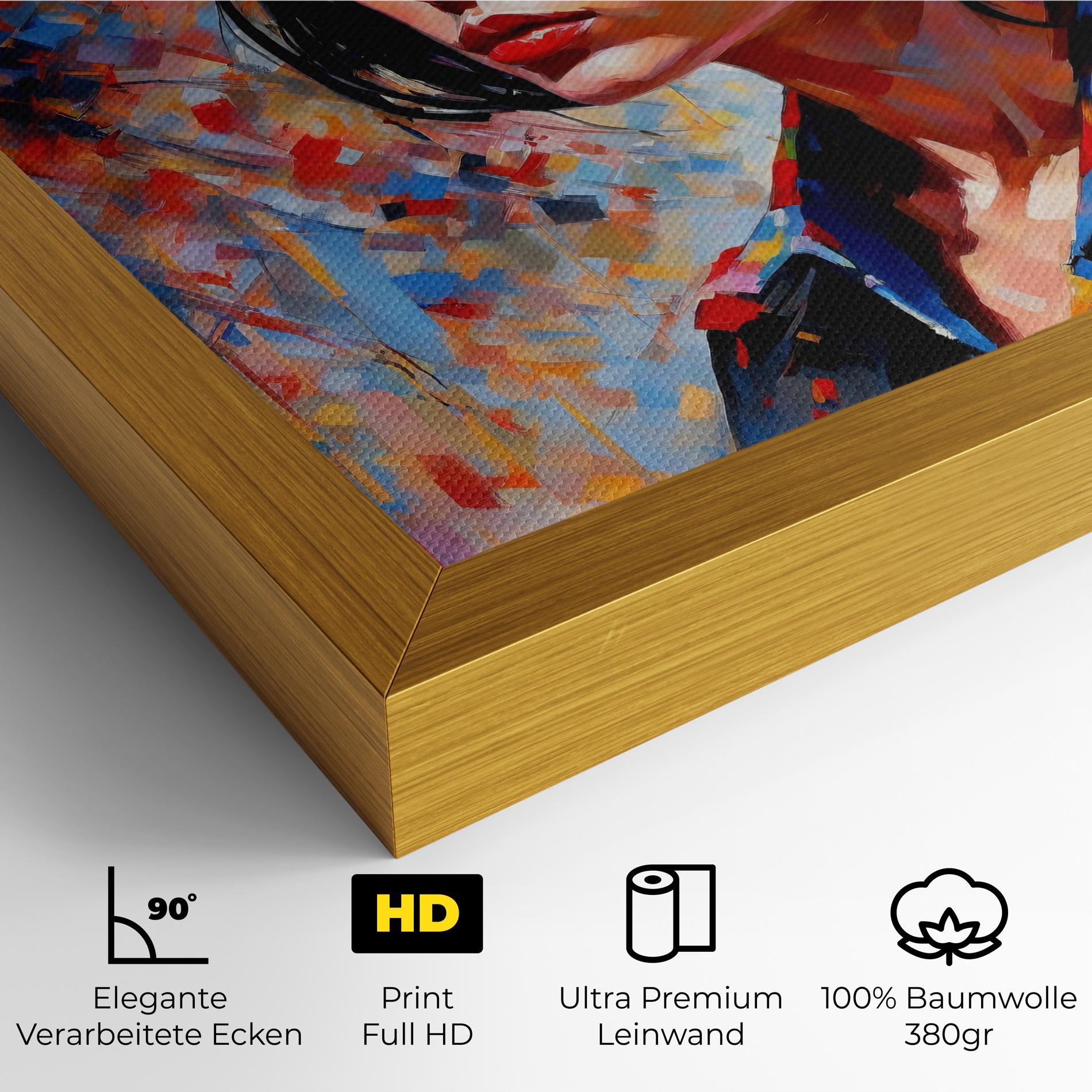 Leinwandbild Beautiful Asian Woman mockup 4