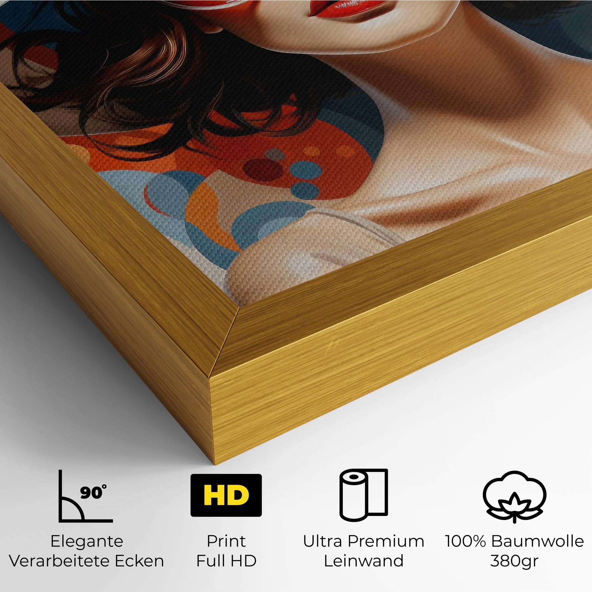 Big Glasses Woman mockup 4