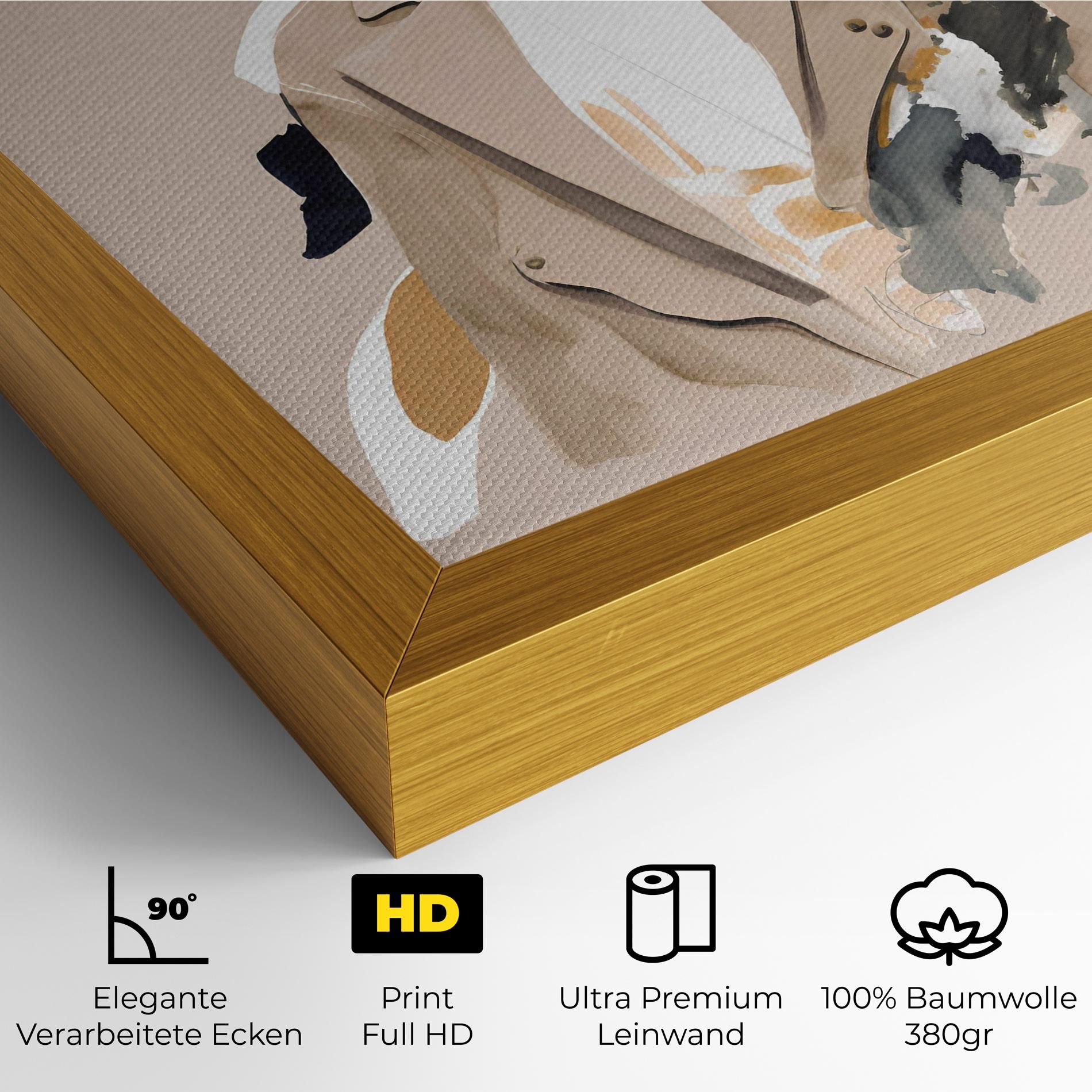 Watercolor Stylish Model mockup 4