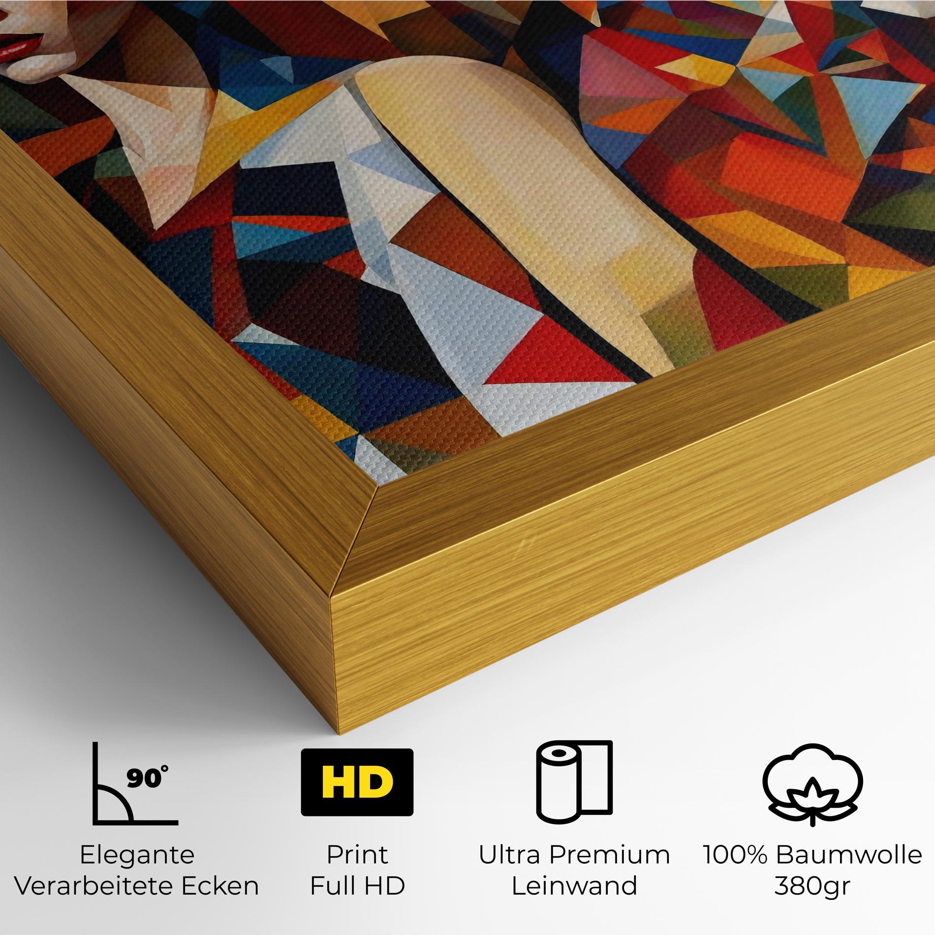 Leinwandbild Young Abstract Women mockup 4