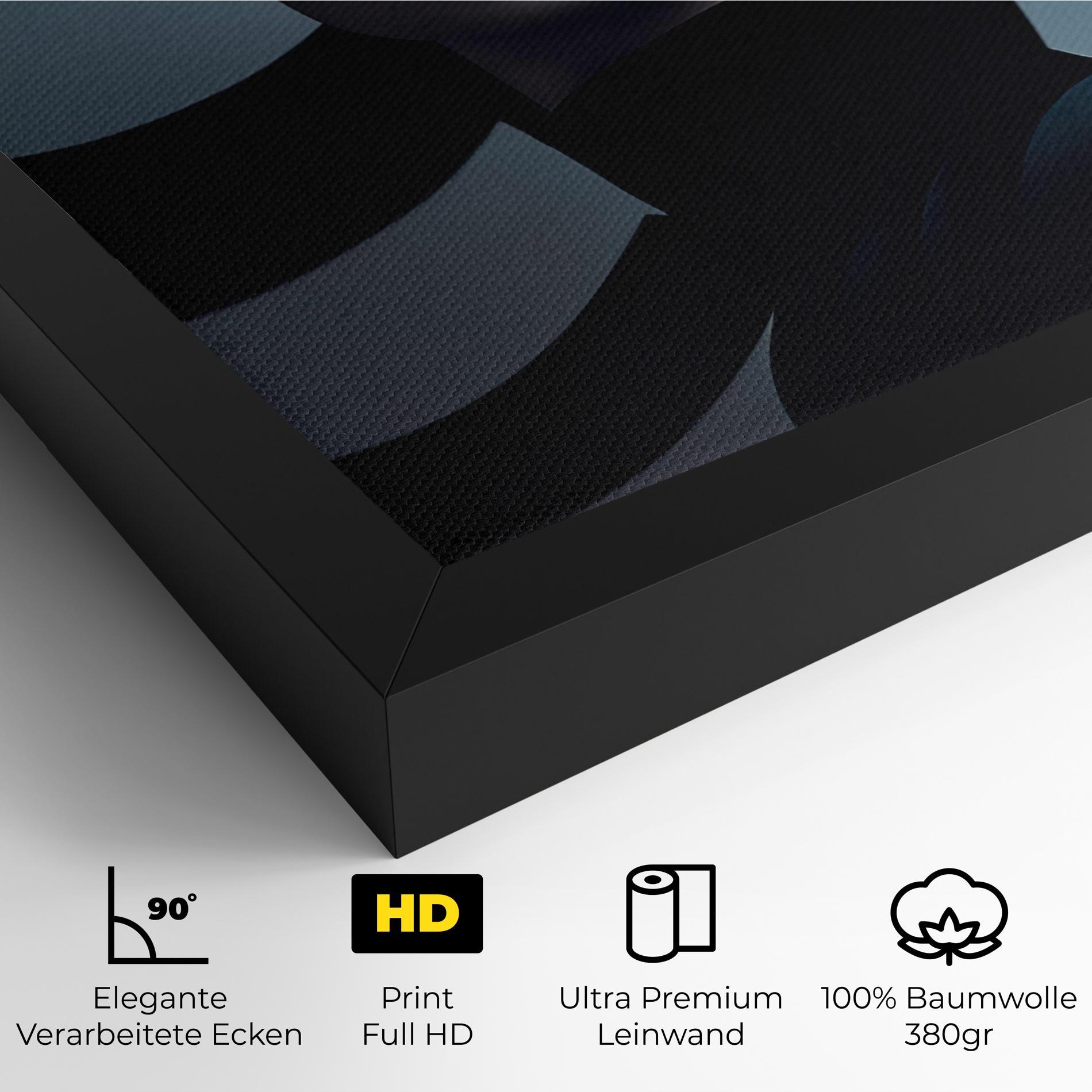 Leinwandbild Asiatic Black Outfit mockup 4