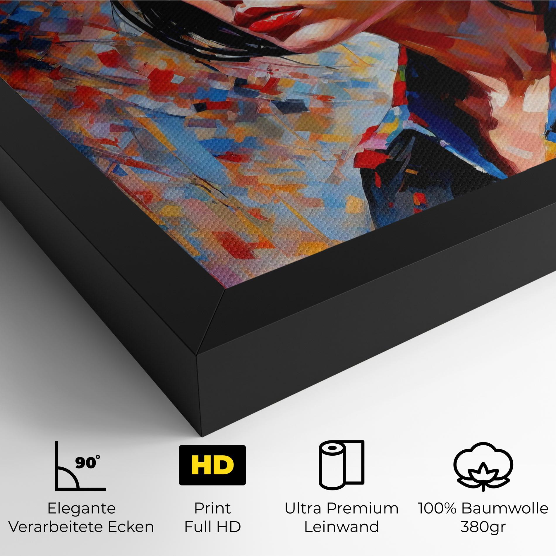 Leinwandbild Beautiful Asian Woman mockup 4