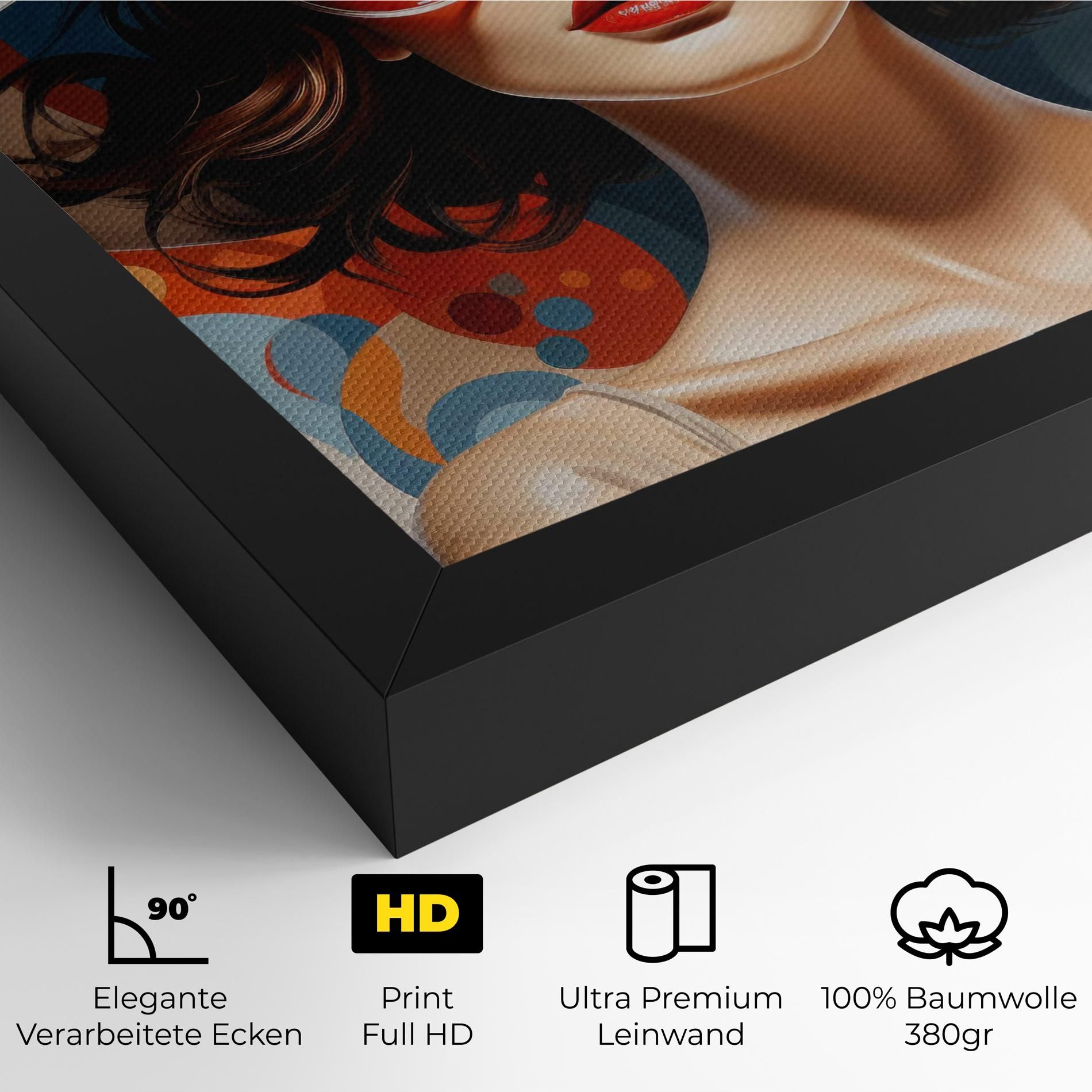 Big Glasses Woman mockup 4