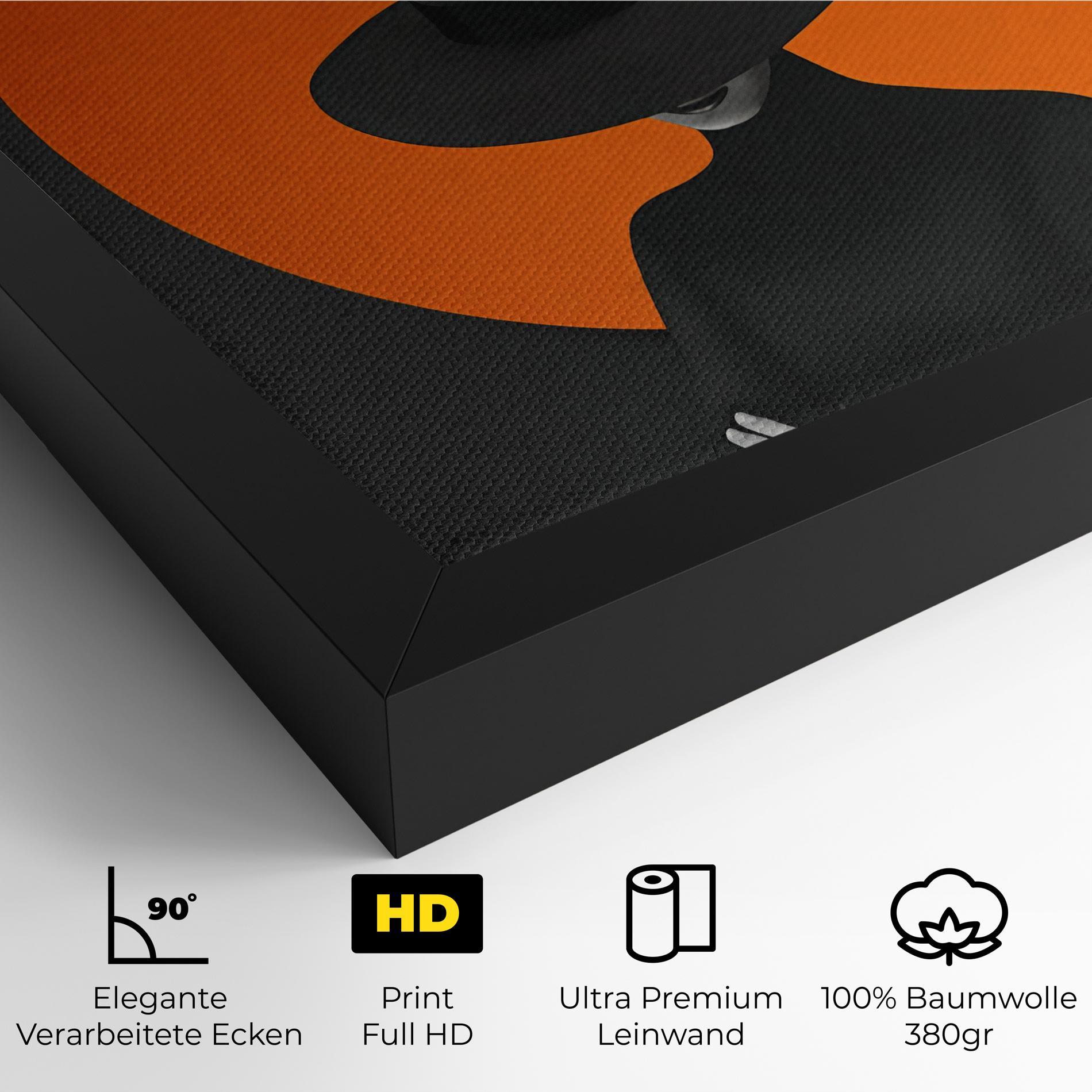 Leinwandbild Black Fashion mockup 4