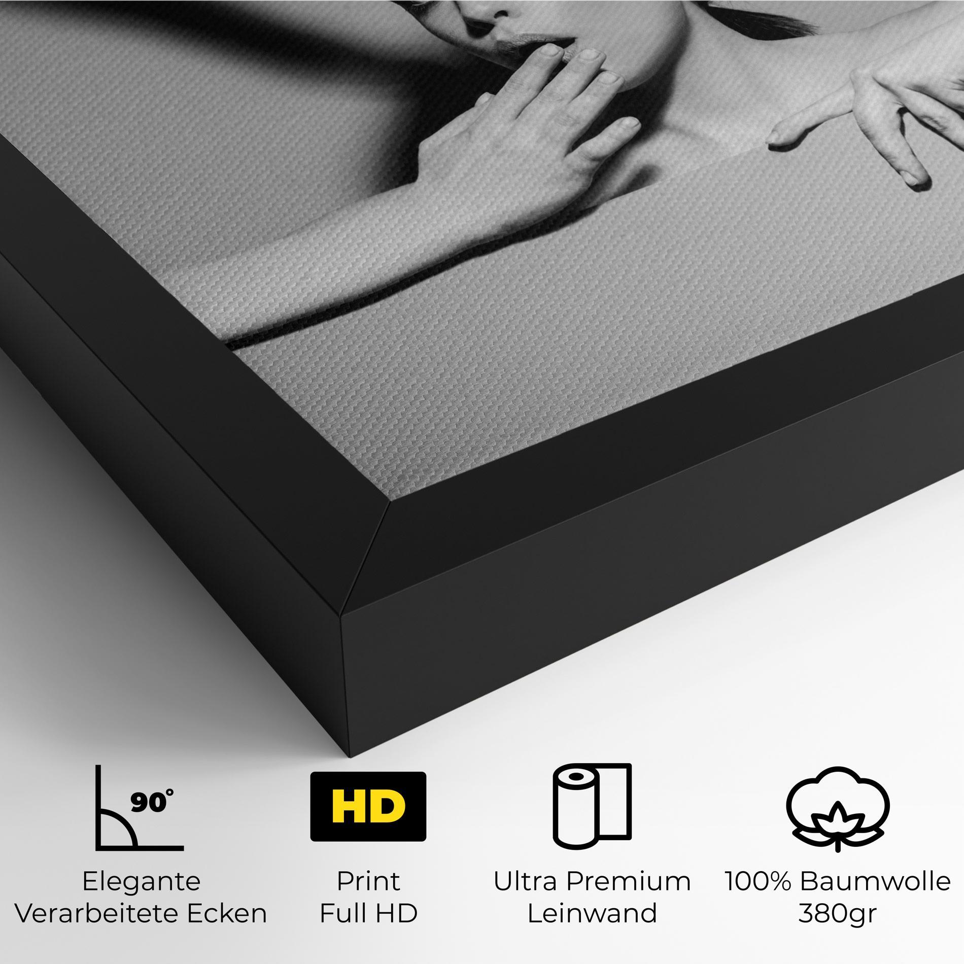 Leinwandbild Bunny Ears Peeking mockup 4