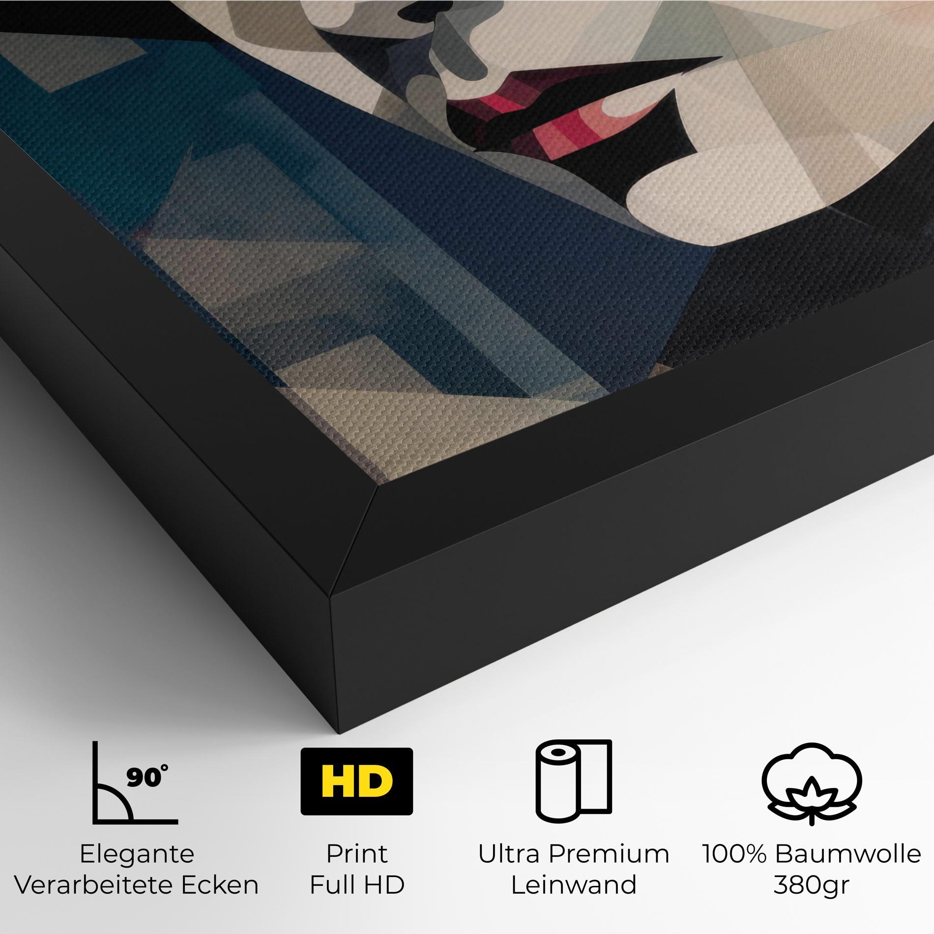 Leinwandbild Chicago Portrait mockup 4