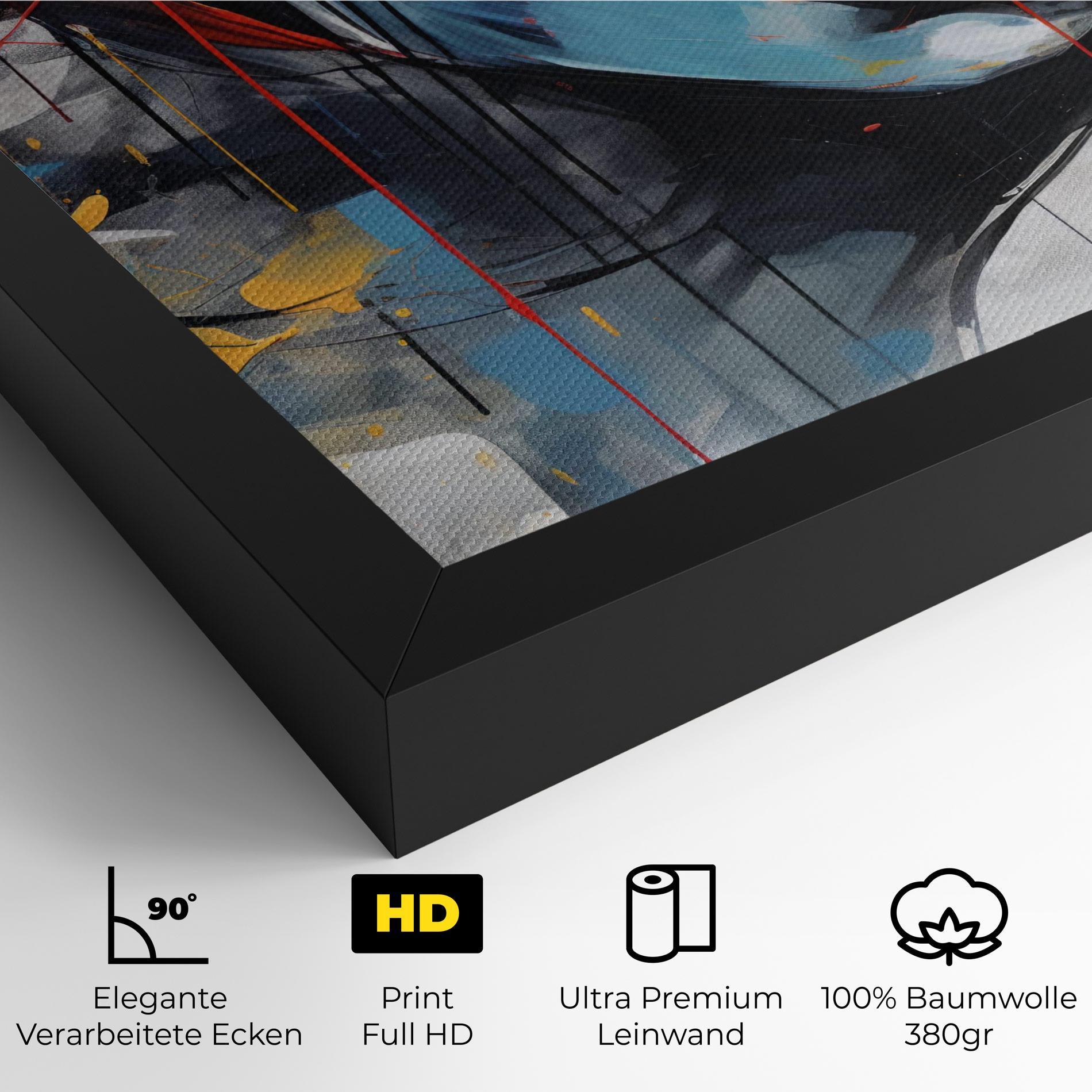 Leinwandbild Edgy Woman mockup 4