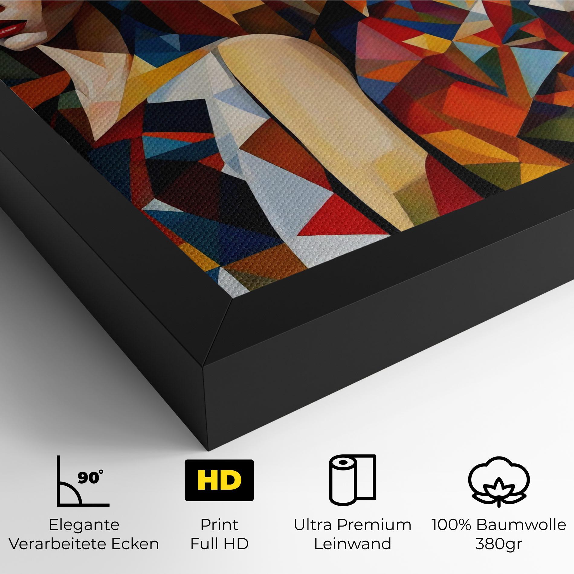 Leinwandbild Young Abstract Women mockup 4