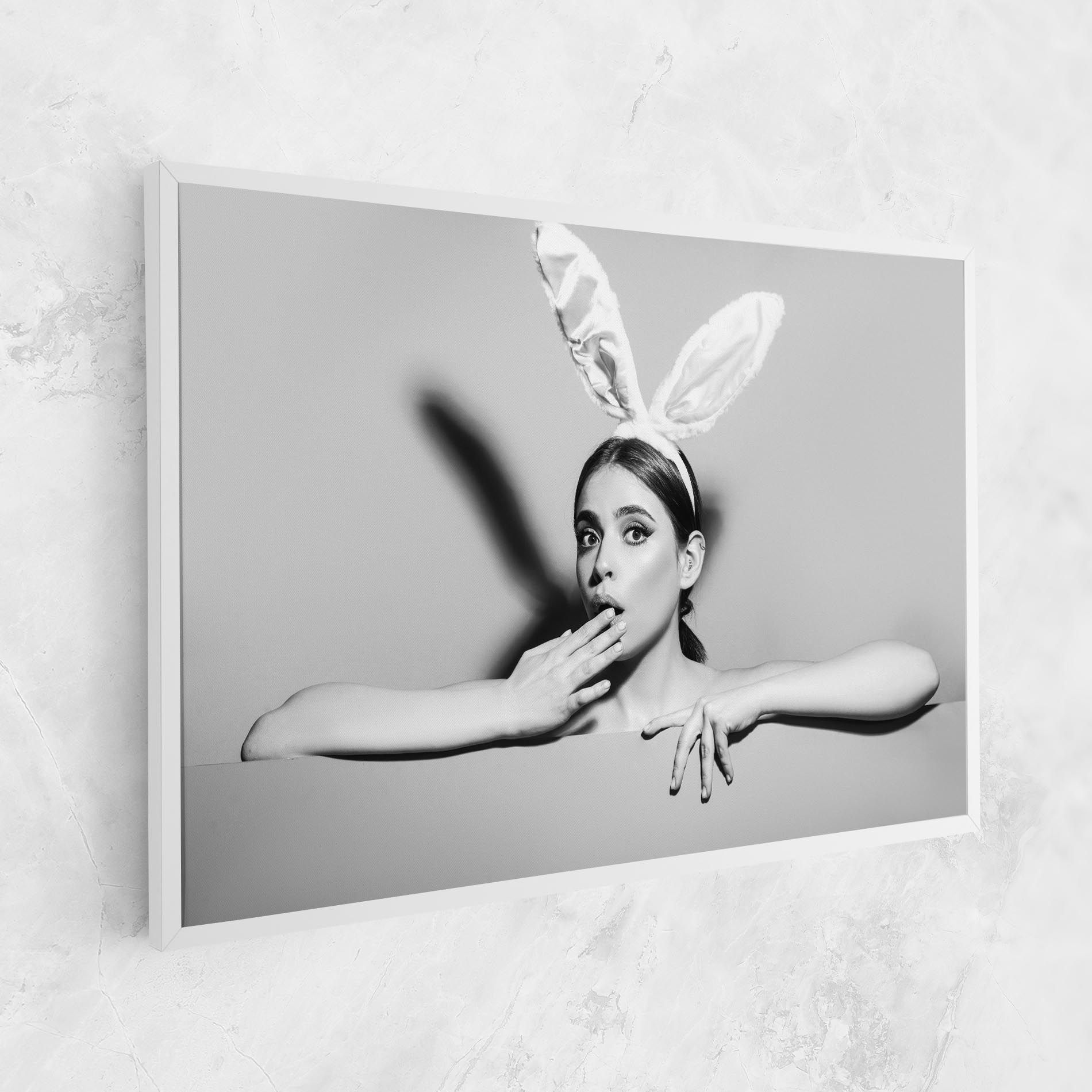 Bunny Ears Peeking mockup 1