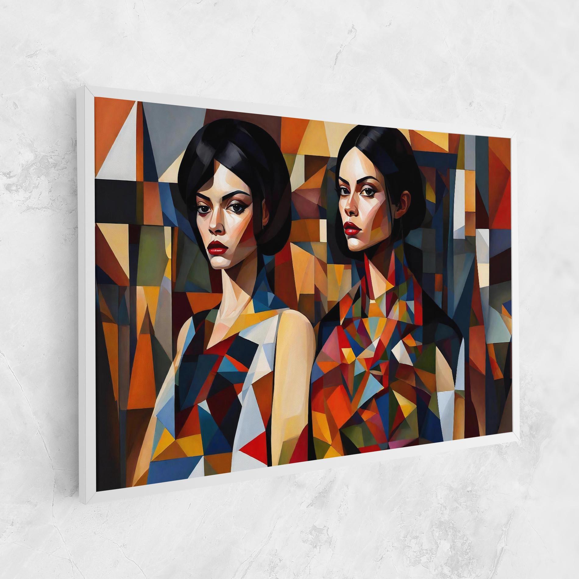 Leinwandbild Young Abstract Women mockup 1