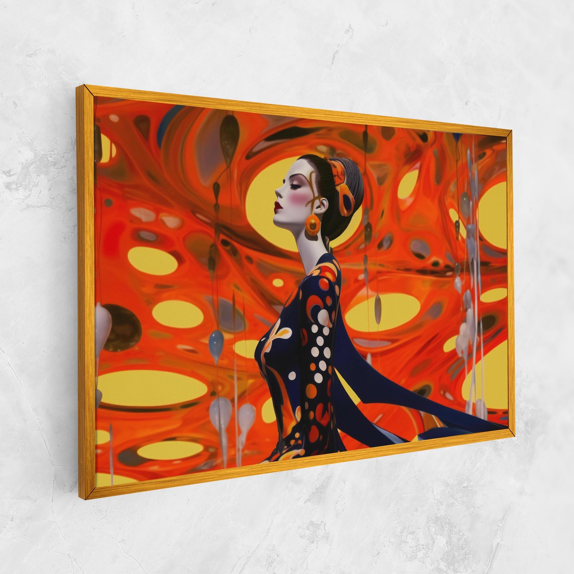 Leinwandbild Big Orange Accesories mockup 1