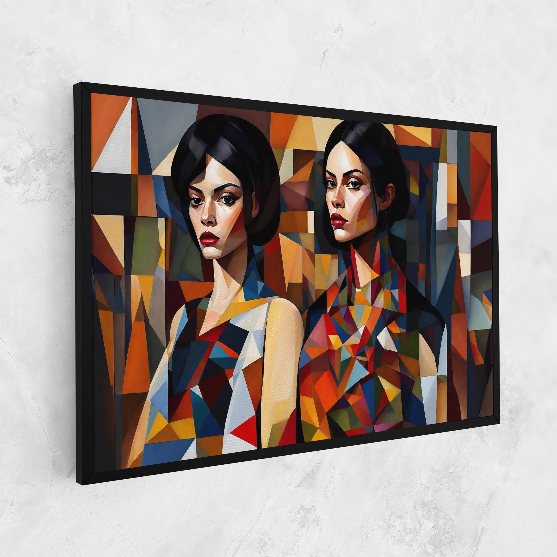 Leinwandbild Young Abstract Women mockup 1