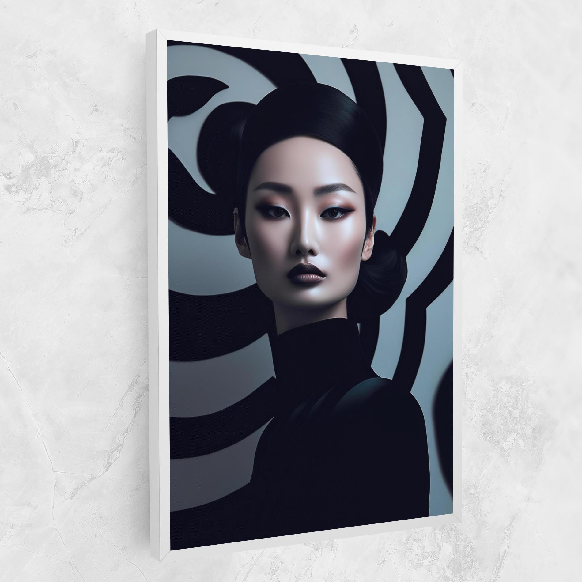 Asiatic Black Outfit mockup 1