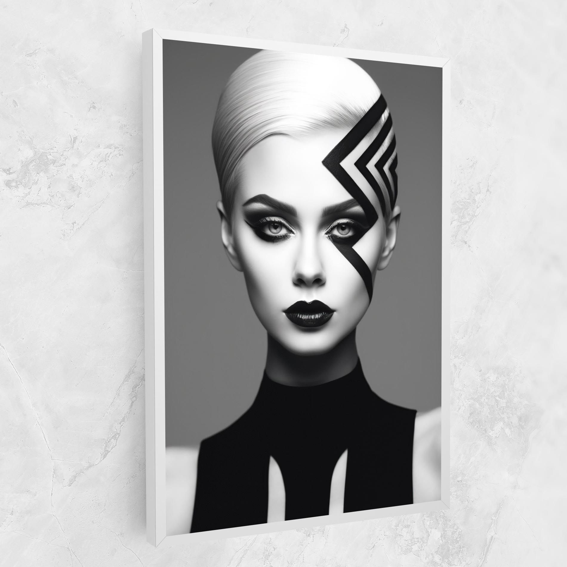 Black Lines On Face mockup 1