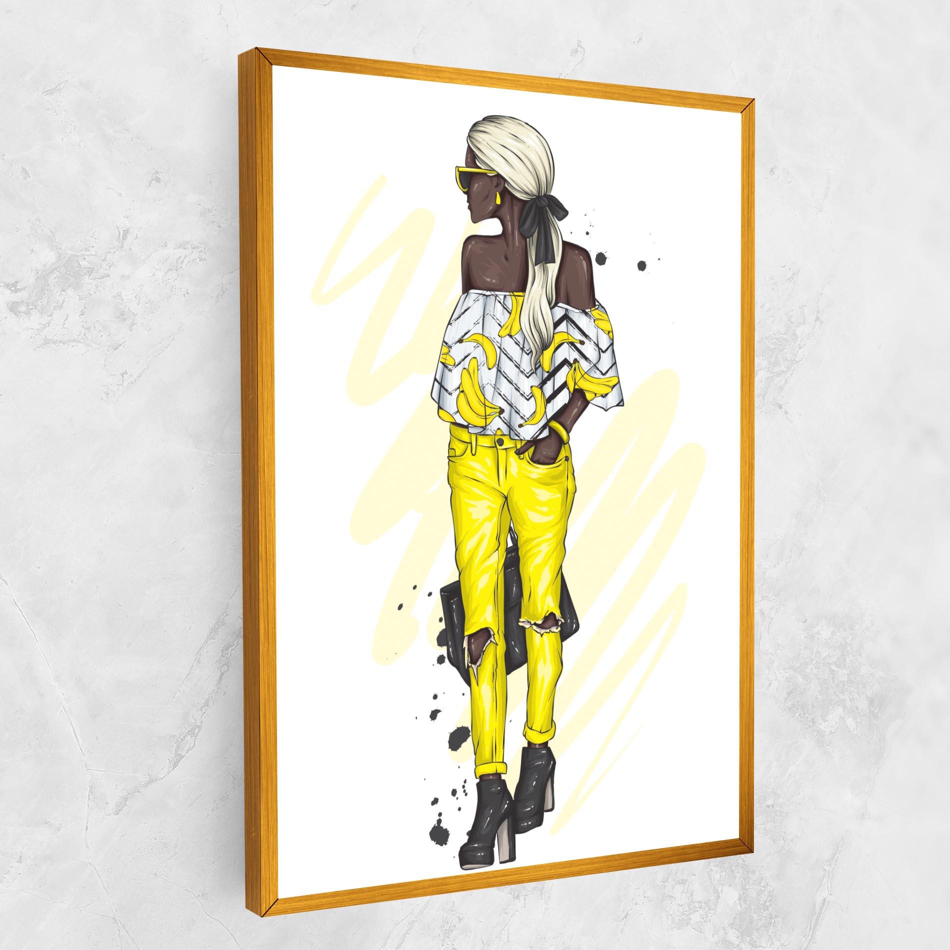 Leinwandbild Banana Blouse mockup 1