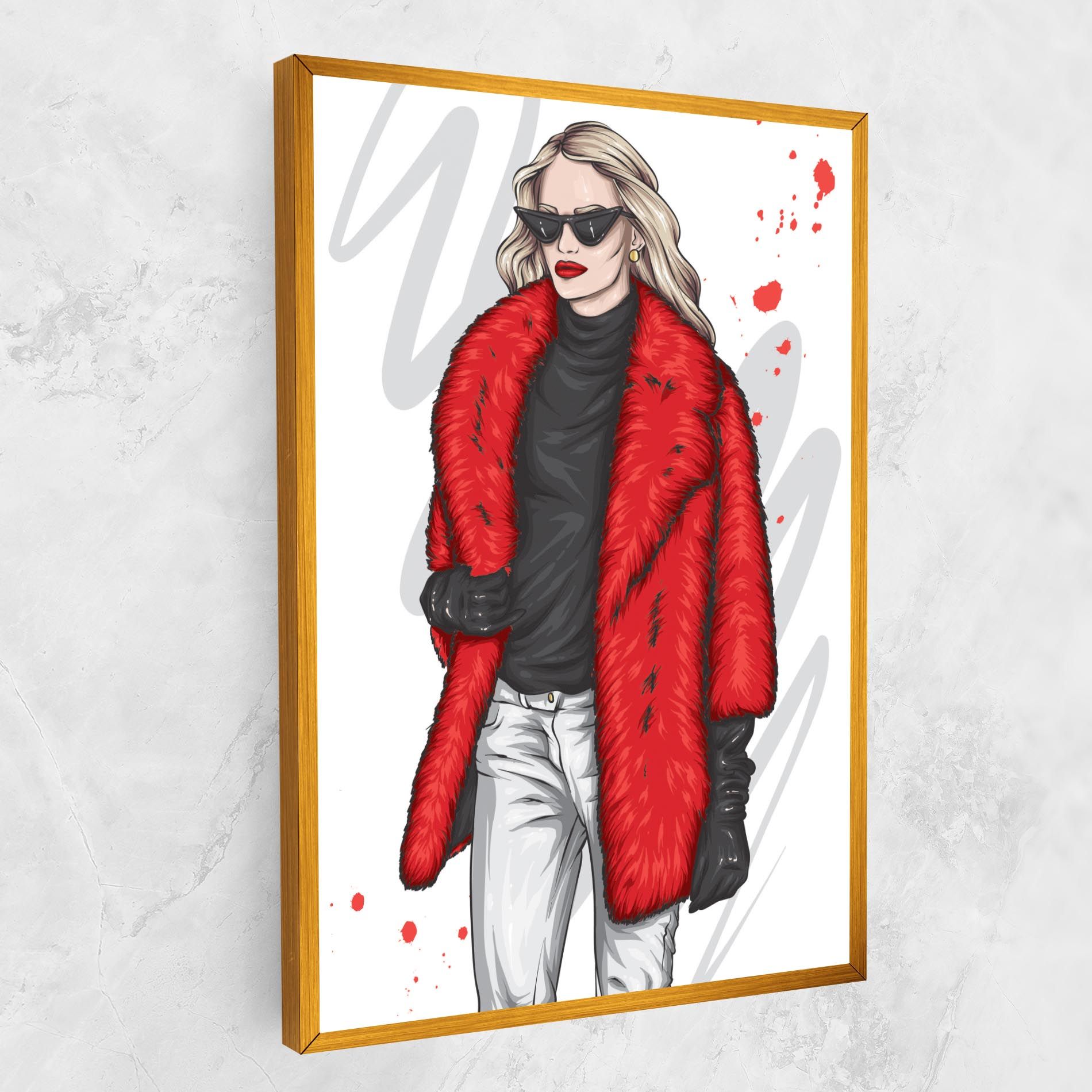 Black Blouse Woman mockup 1