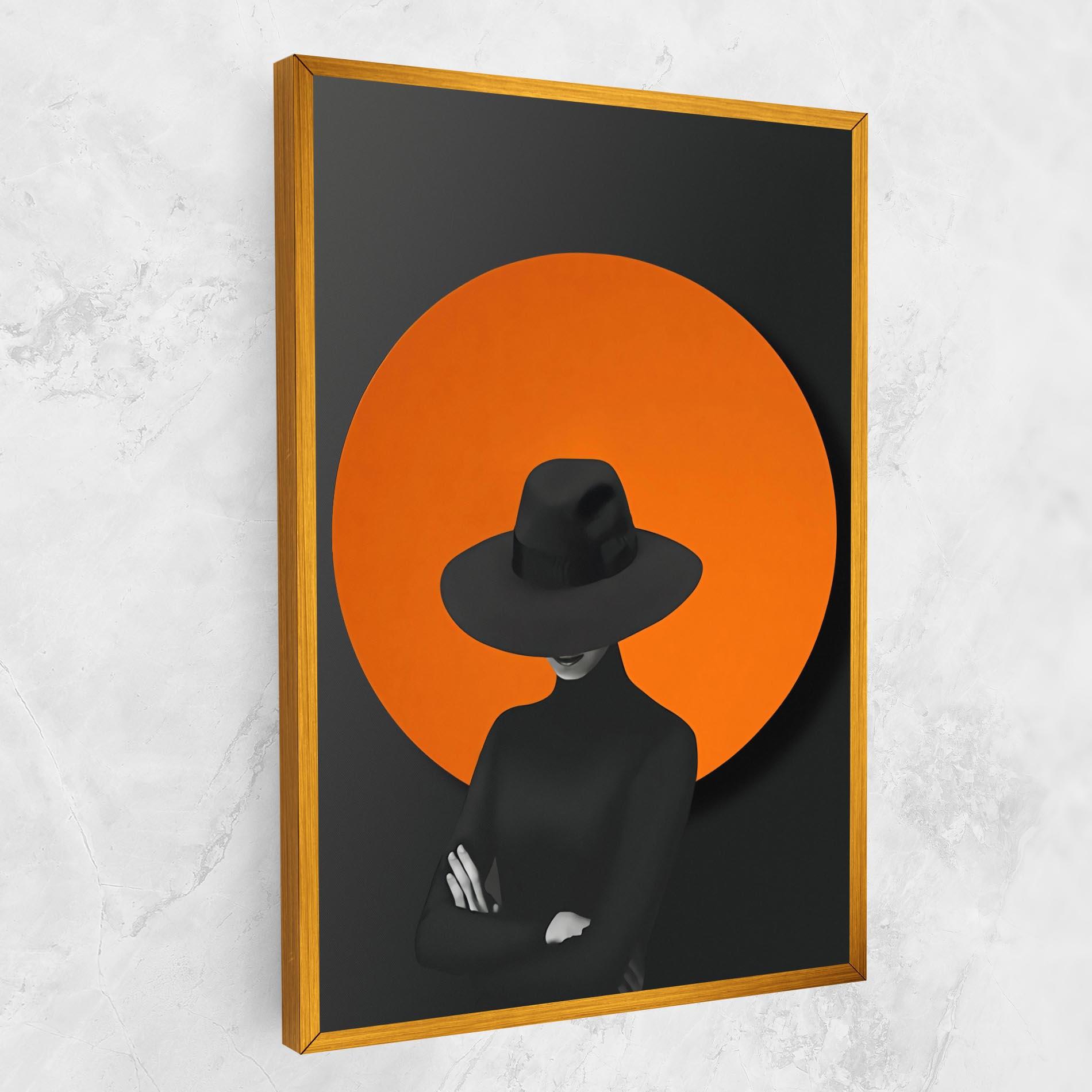 Leinwandbild Black Fashion mockup 1