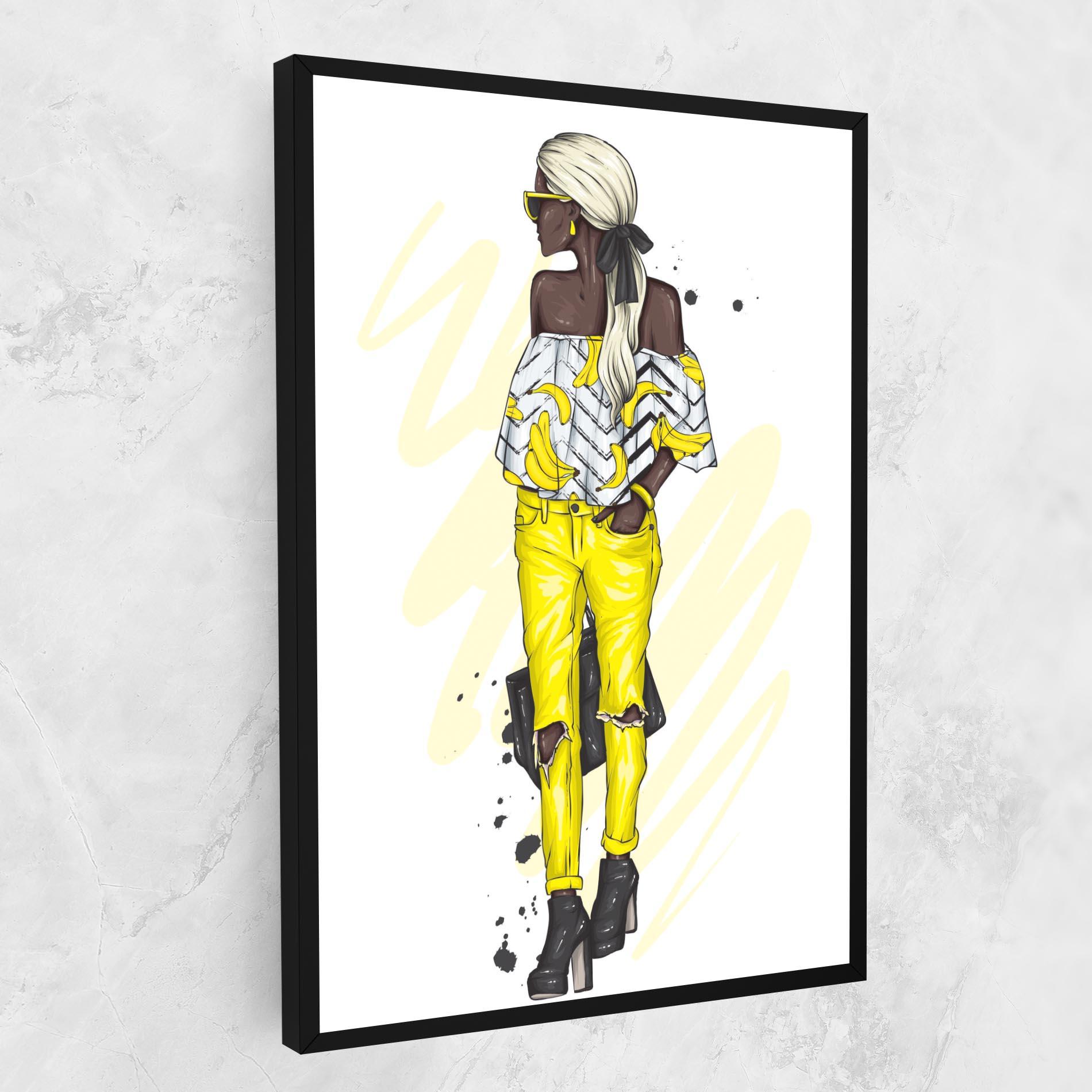 Leinwandbild Banana Blouse mockup 1