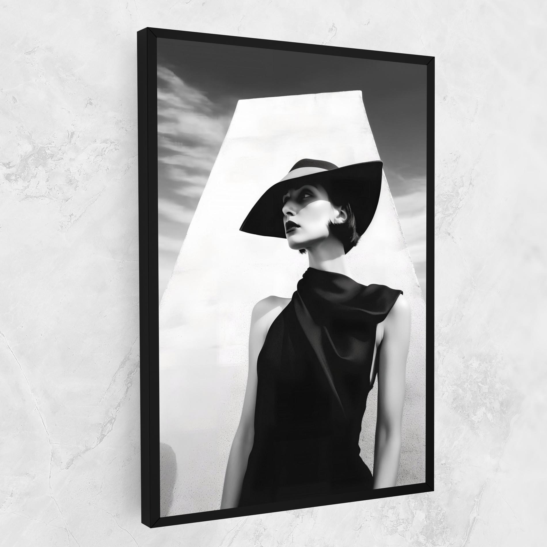 Leinwandbild Modern Fashion Portrait mockup 1