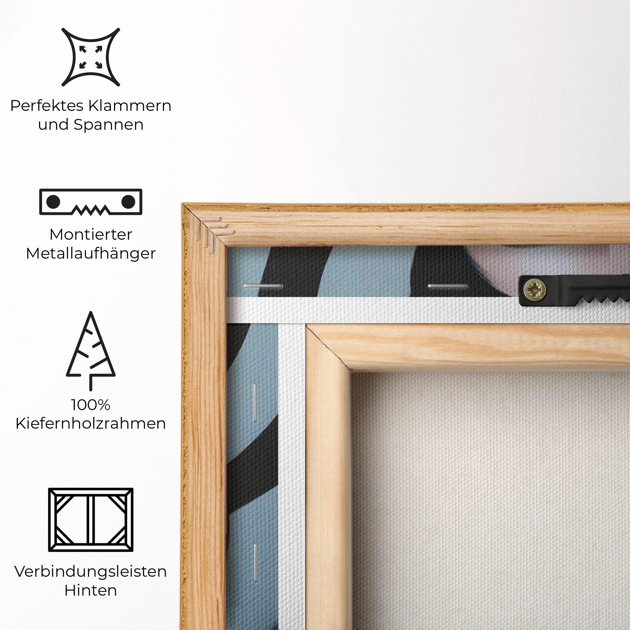 Leinwandbild Asiatic Black Outfit mockup 5