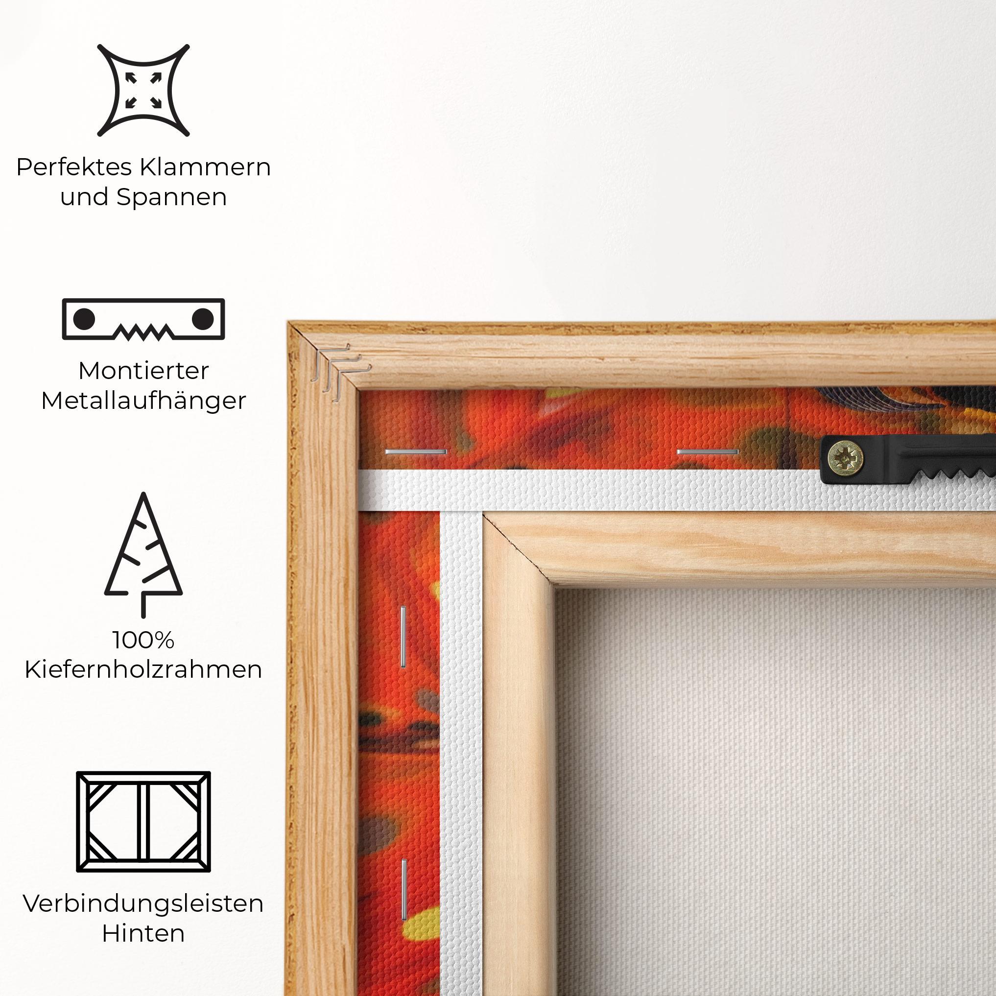 Leinwandbild Big Orange Accesories mockup 5